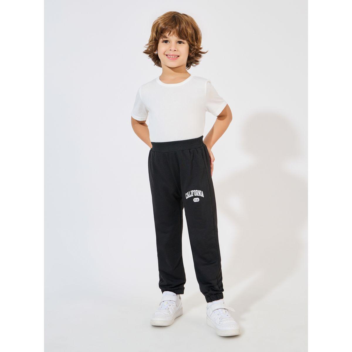 Styli Letter Printed Thin Jogger-boys-clothing-bottoms-joggersandtrackpants-image-2