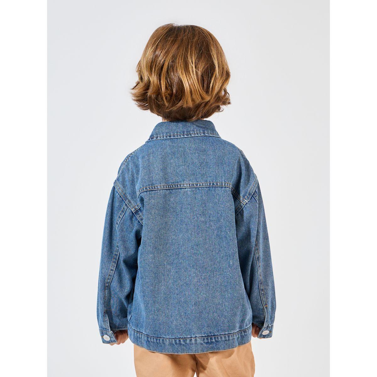 Styli Patch Design Pocket Denim Jacket-boys-clothing-jacketsandcoats-image-4