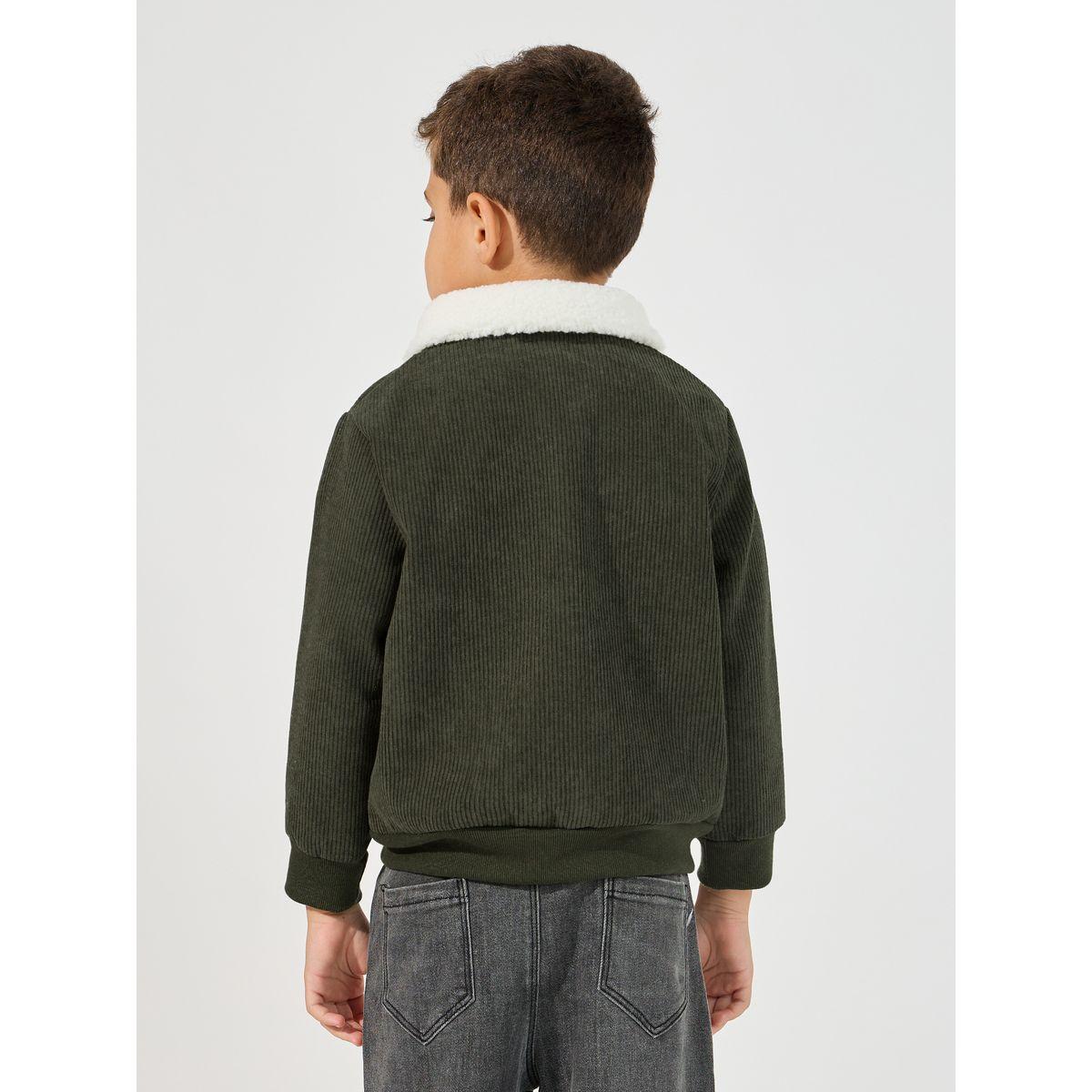 Styli Teddy Thermal Lined Corduroy Jacket-boys-clothing-jacketsandcoats-image-4