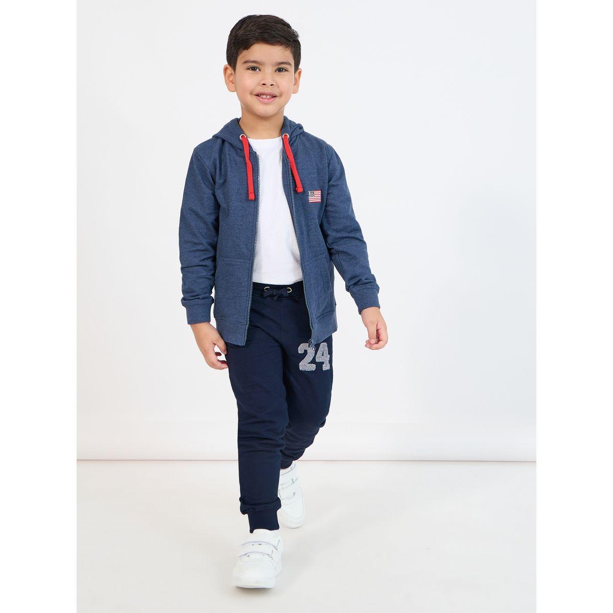 Styli Drawstring Waistband Joggers with Embroidered Detail-boys-clothing-bottoms-joggersandtrackpants-image-2