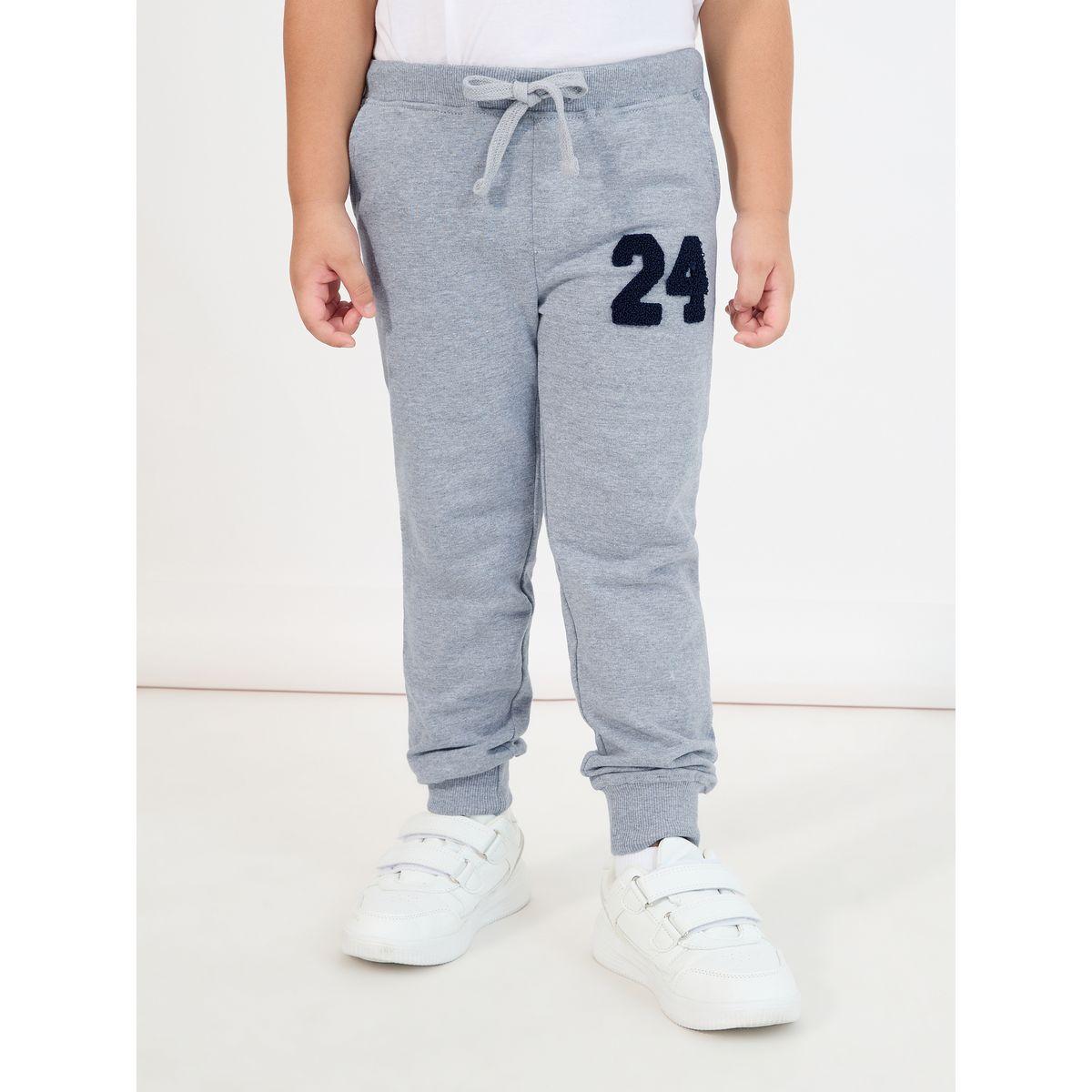 Styli Drawstring Waistband Joggers with Embroidered Detail-boys-clothing-bottoms-joggersandtrackpants-image-1