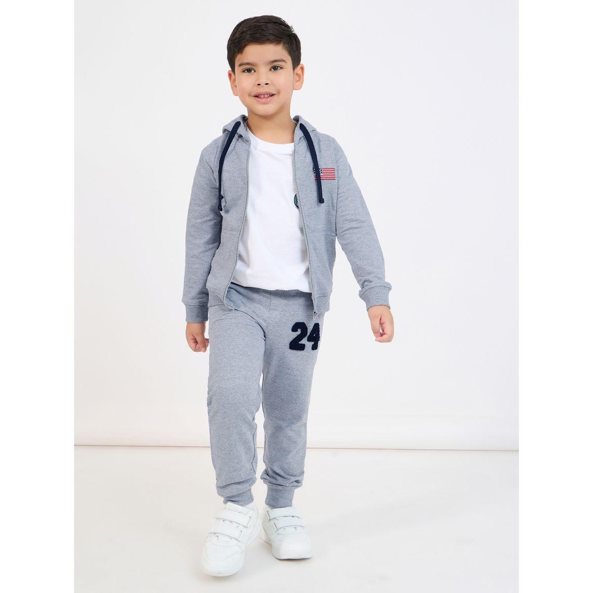 Styli Drawstring Waistband Joggers with Embroidered Detail-boys-clothing-bottoms-joggersandtrackpants-image-2