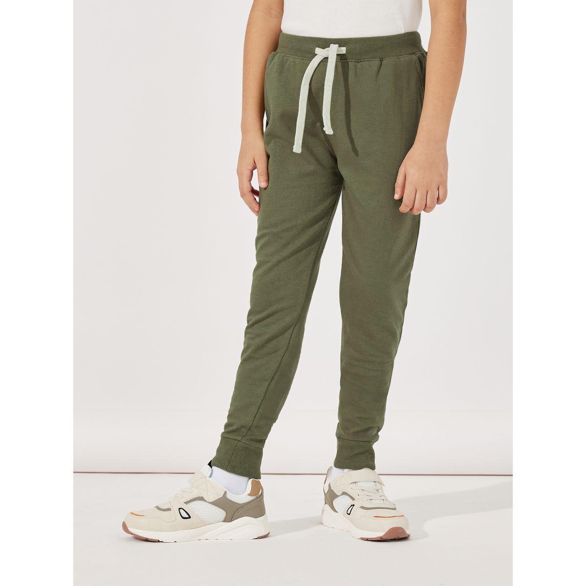 Styli Solid Joggers with Drawstring Closure-boys-clothing-bottoms-joggersandtrackpants-image-2