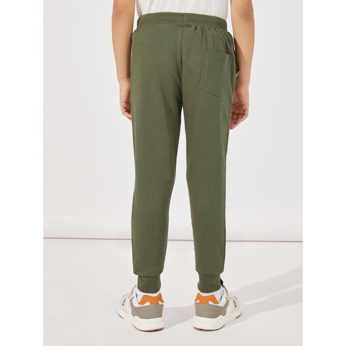 Styli Solid Joggers with Drawstring Closure-boys-clothing-bottoms-joggersandtrackpants-image-4