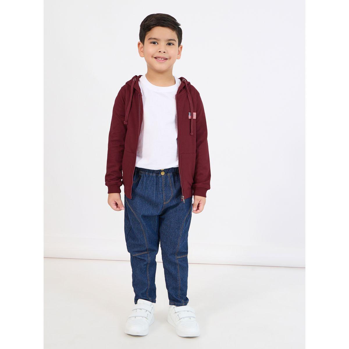 هودي بتفاصيل مُطرّزة وسحَّاب غلق-boys-clothing-sweatshirts-image-2