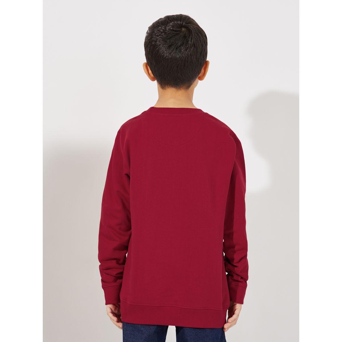 Styli Slogan Print Round Neck Sweatshirt-boys-clothing-sweatshirts-image-5