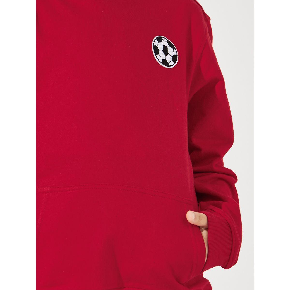 Styli Pocket Front Hoodie with Football Patch Detail-boys-clothing-winterwear-sweatshirts-image-3