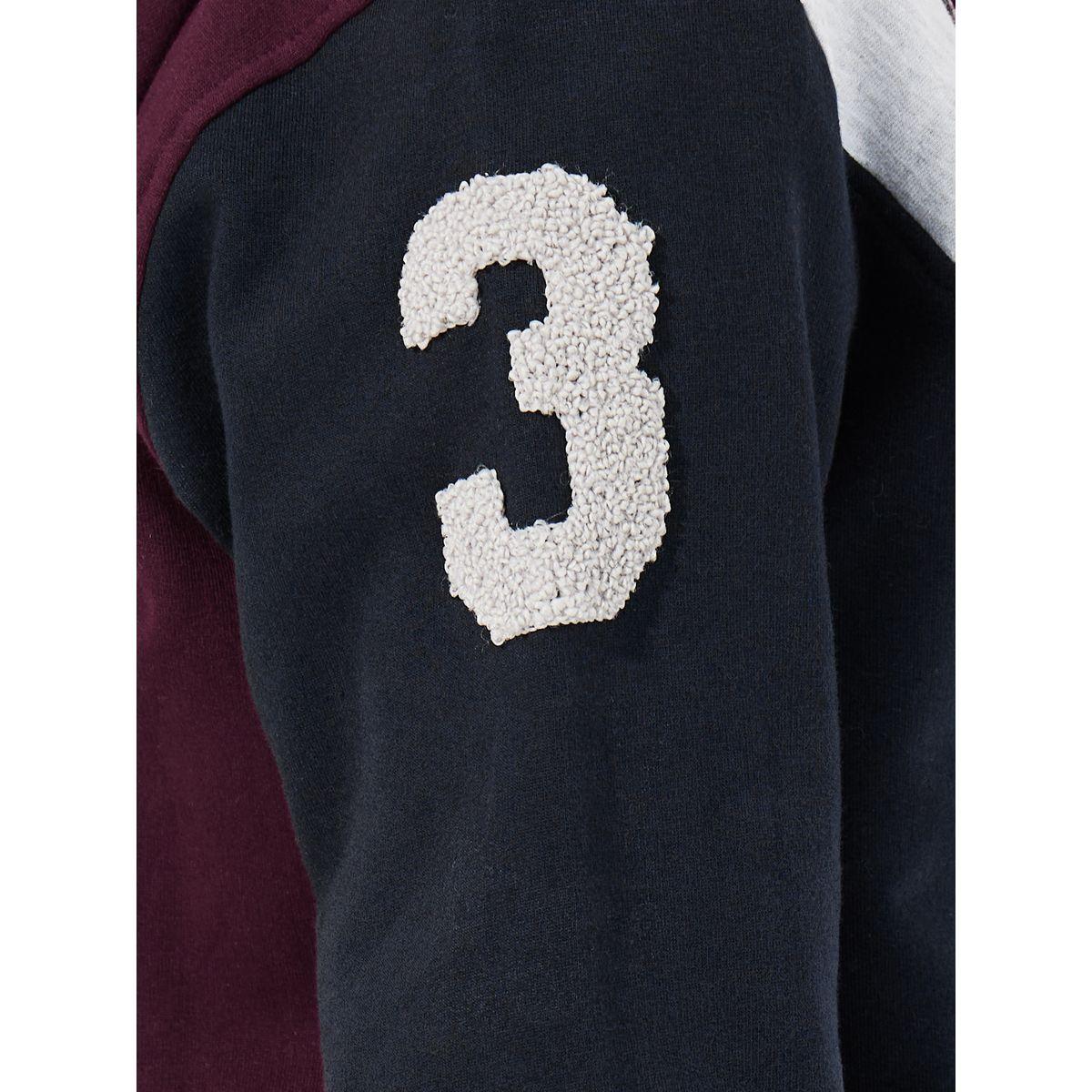 Styli Colorblock Logo Embroidered Zip Through Hoodie-boys-clothing-sweatshirts-image-4