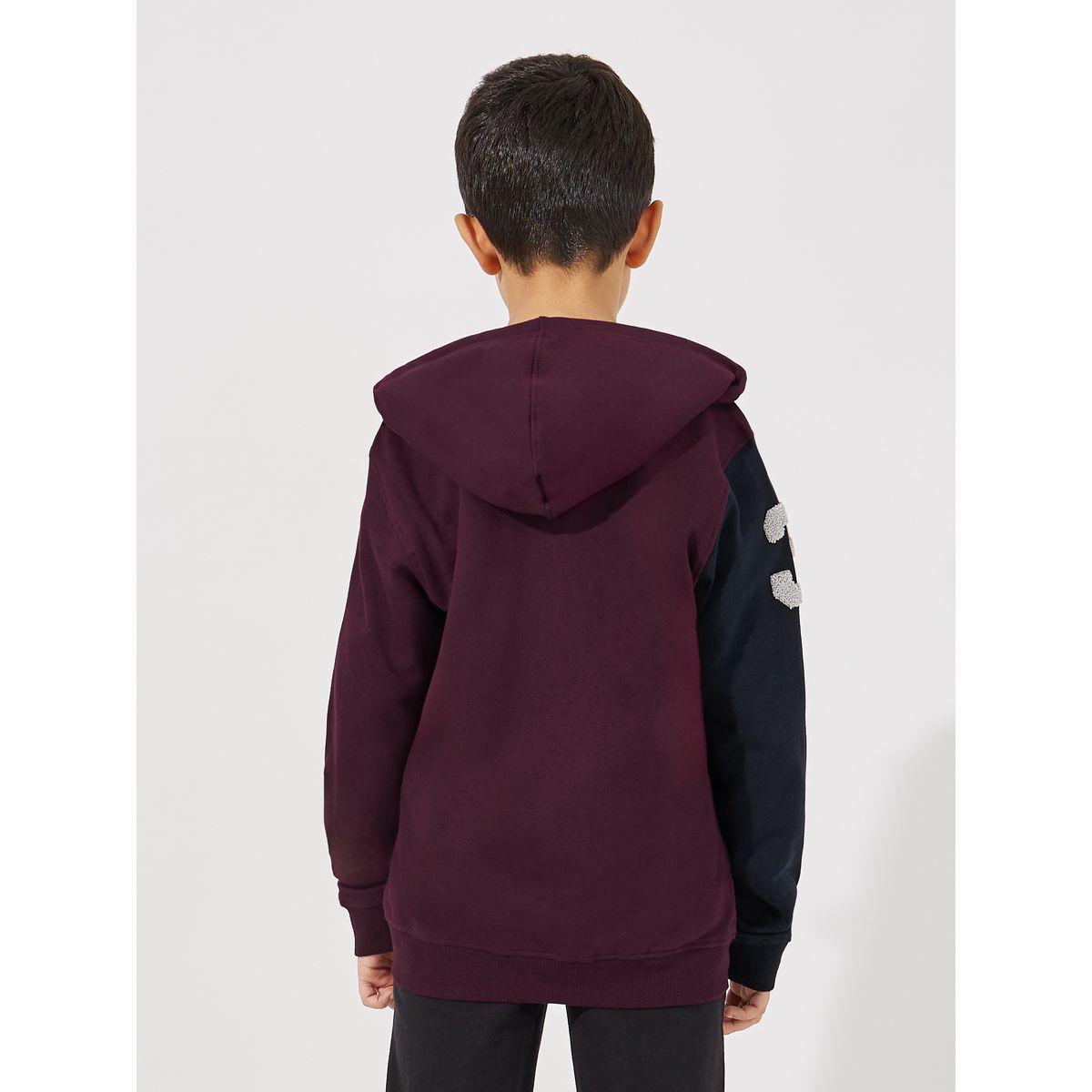 Styli Colorblock Logo Embroidered Zip Through Hoodie-boys-clothing-sweatshirts-image-5