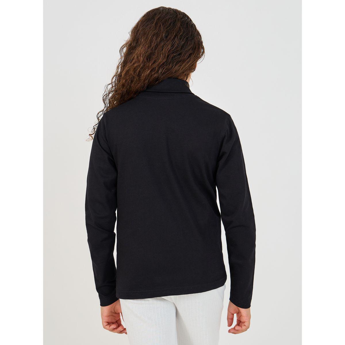 Styli Embroidered Turtle Neck Long Sleeve T-Shirt-girls-clothing-tshirts-image-4