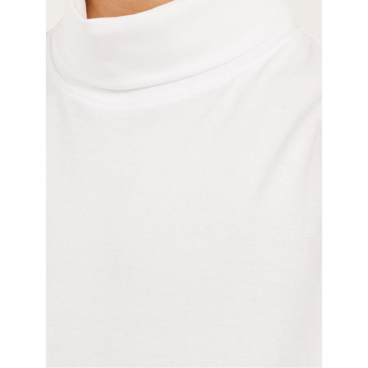 Styli Solid High-Neck T-Shirt with Patch Detail-boys-clothing-tshirtsandpolos-image-3