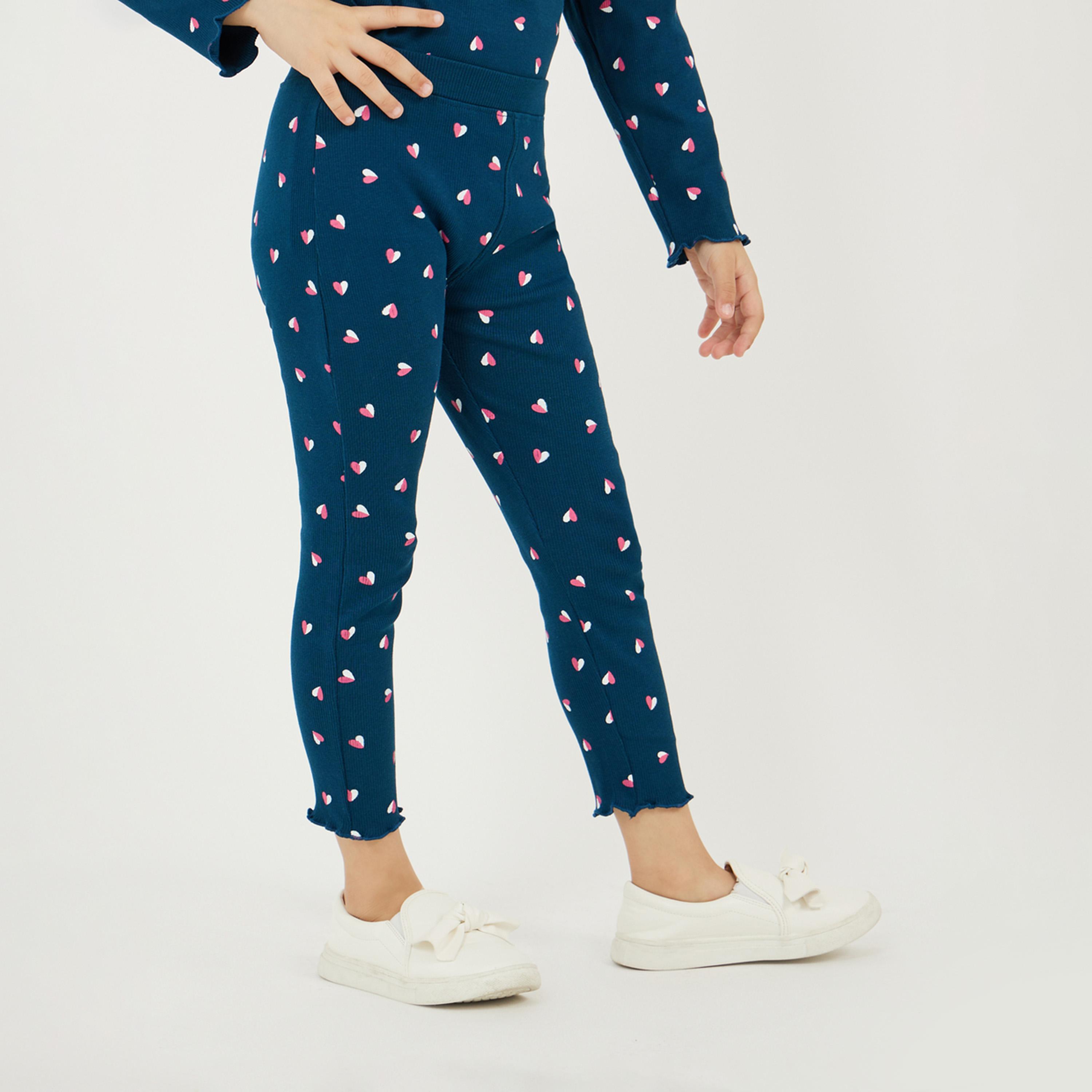 Styli Pack Of 2 Printed Legging-girls-clothing-setsandcoords-image-2