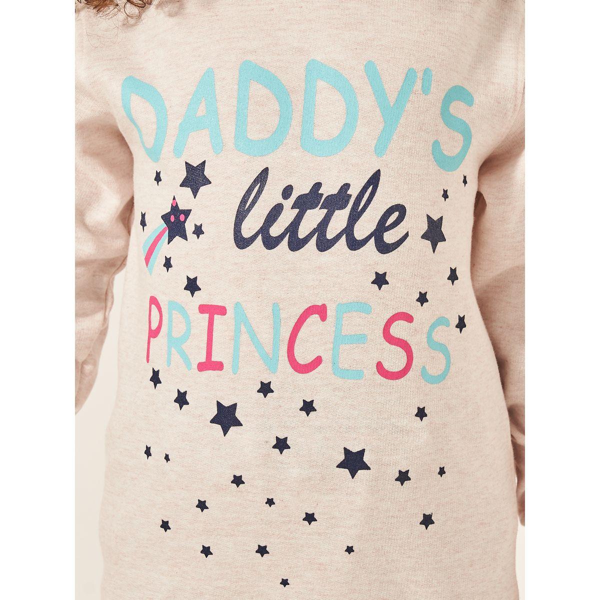 Styli Slogan and Star Print Longline Sweatshirt-girls-clothing-winterwear-sweatshirts-image-3