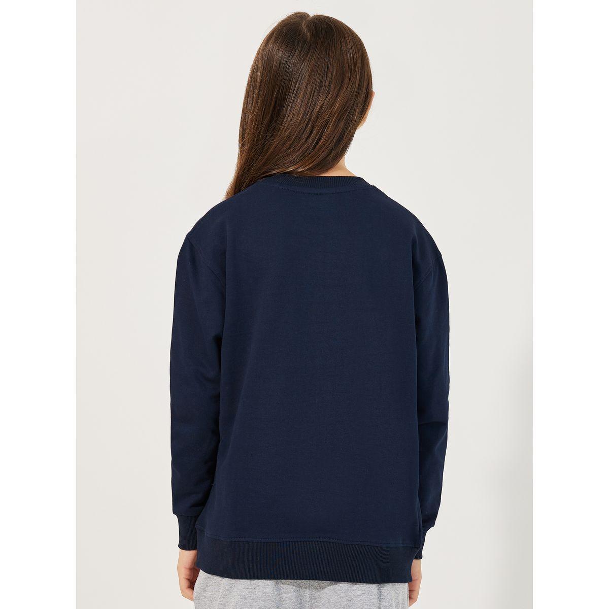 سويت شيرت بياقة دائرية وطبعة جرافيك-girls-clothing-winterwear-sweatshirts-image-4