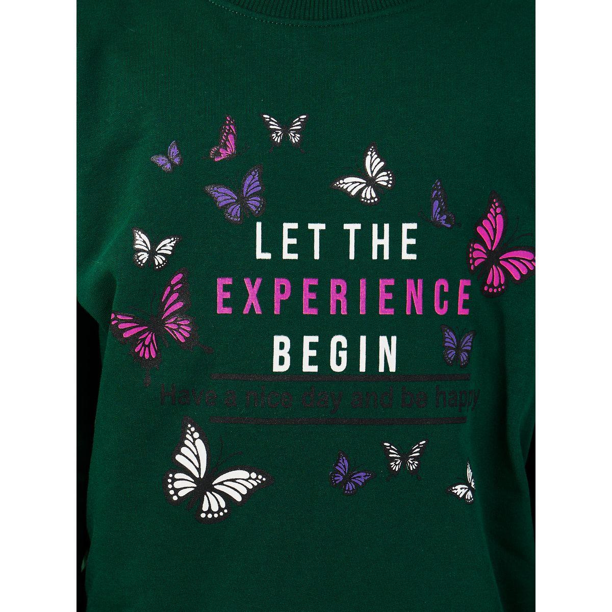 سويت شيرت بقصة عادية وطبعة فراشات-girls-clothing-winterwear-sweatshirts-image-3