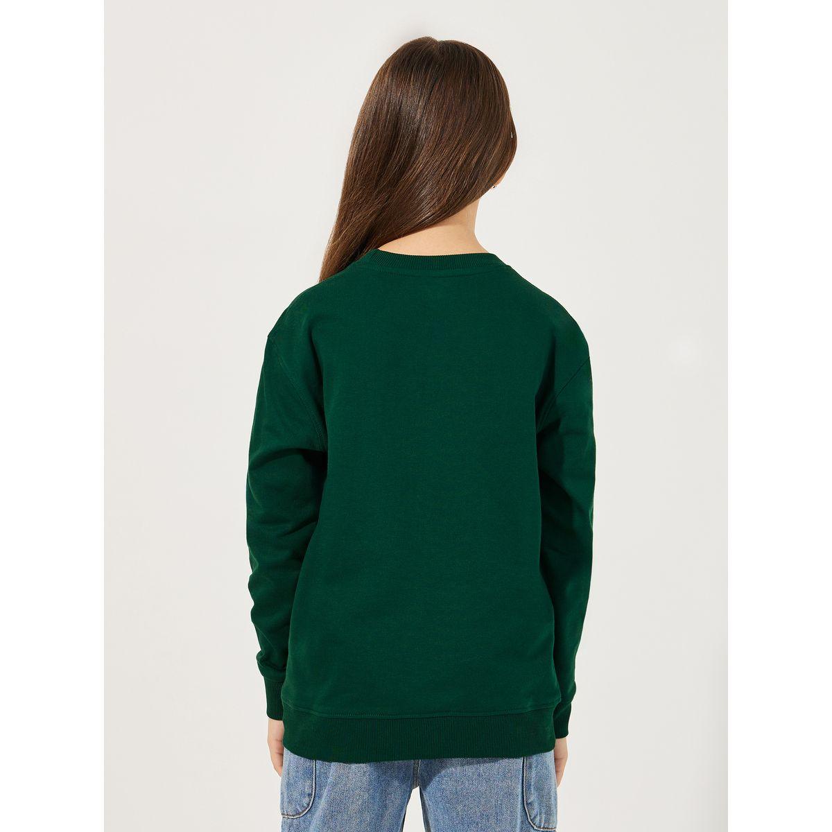 سويت شيرت بقصة عادية وطبعة فراشات-girls-clothing-winterwear-sweatshirts-image-4