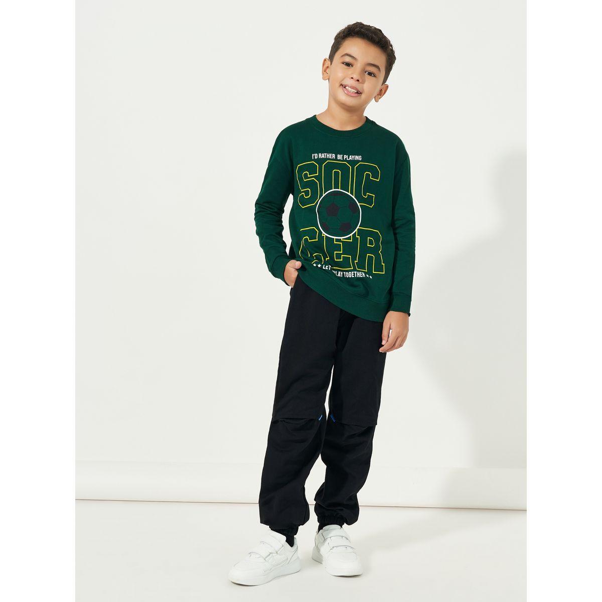 Styli Graphic Print Round Neck Long Sleeves Sweatshirt-boys-clothing-sweatshirts-image-2