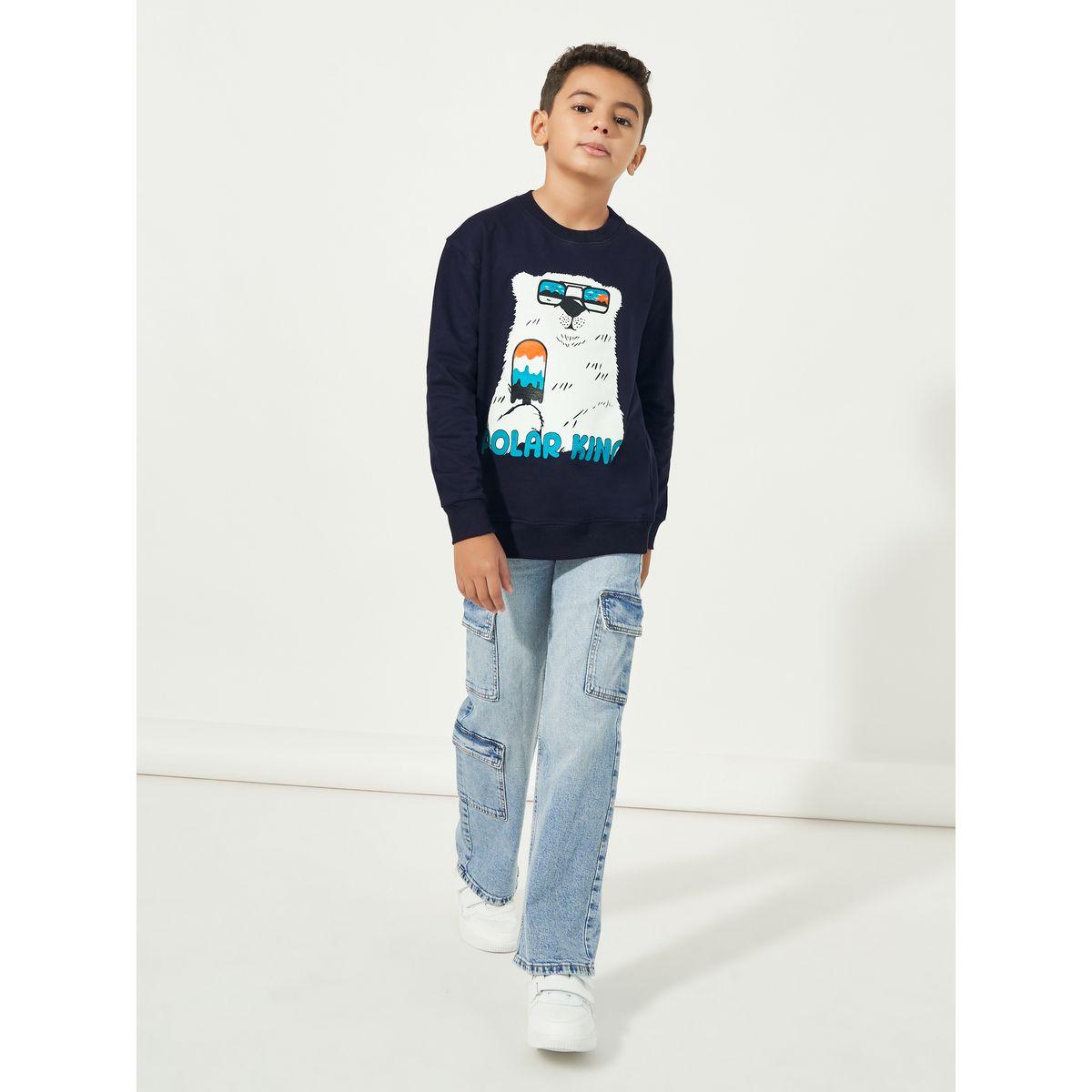 سويت شيرت بأكمام طويلة وطبعة جرافيك-boys-clothing-sweatshirts-image-2