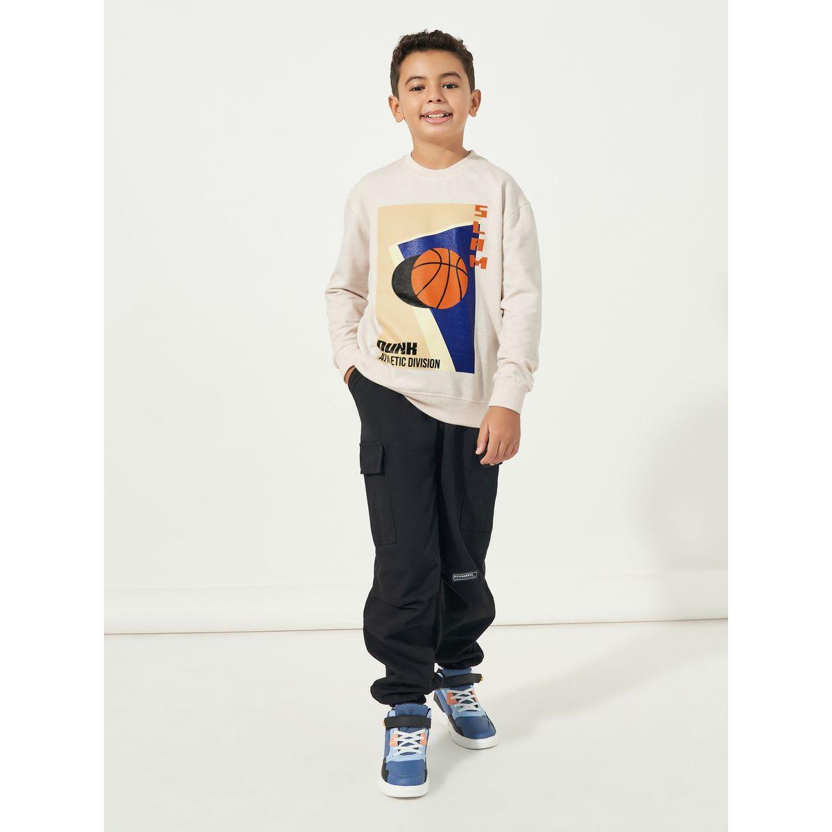 Styli Graphic Print Round Neck Long Sleeves Sweatshirt-boys-clothing-winterwear-sweatshirts-image-2