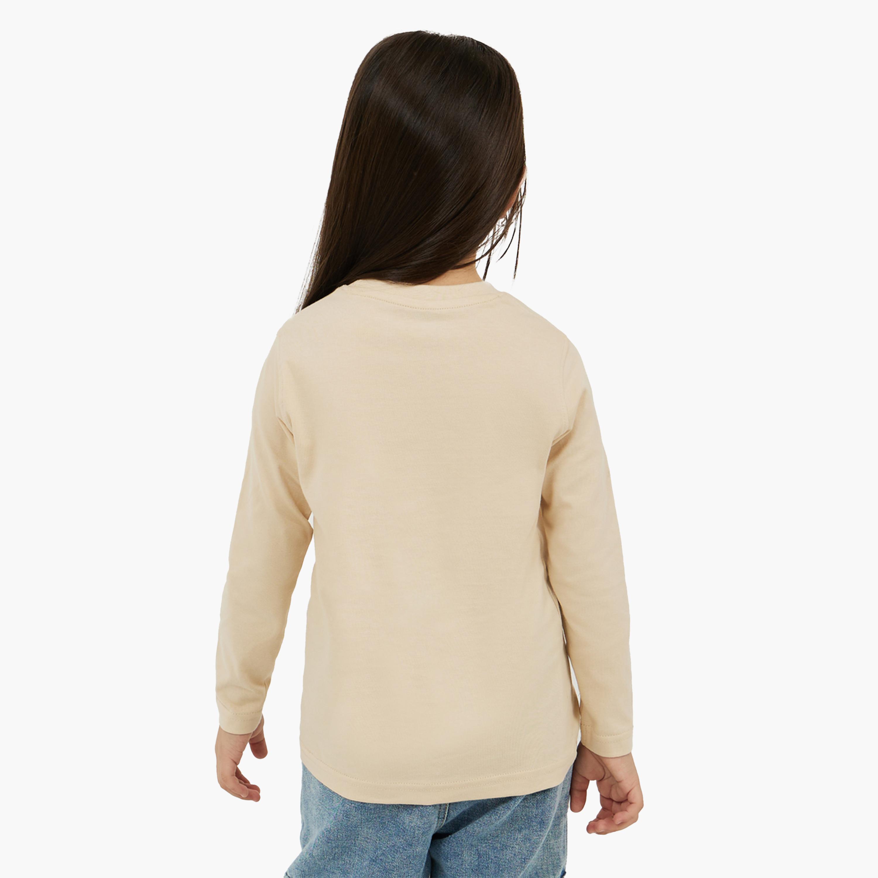 Styli Graphic Print Regular Fit T-Shirt-girls-clothing-tshirts-image-5