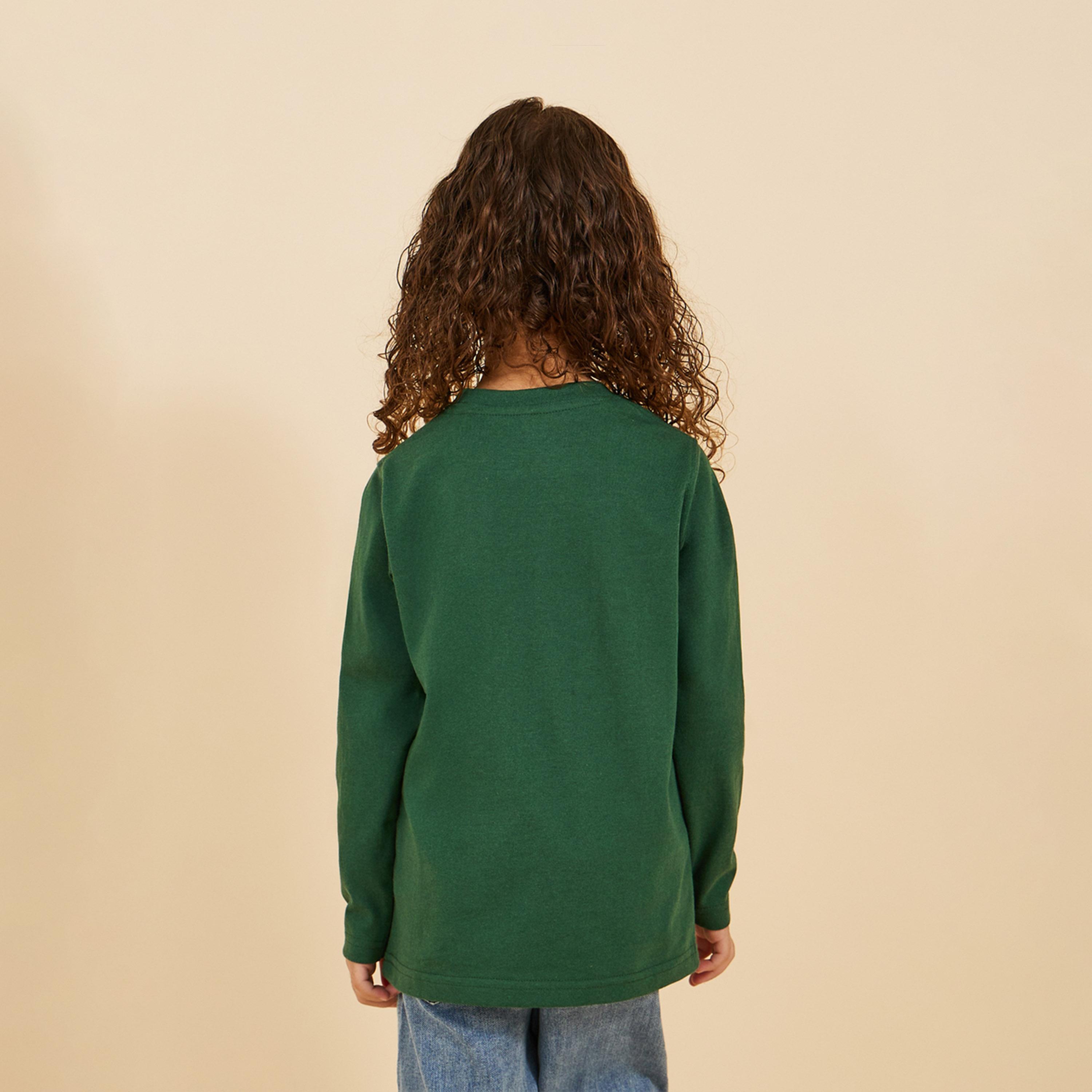 Styli Graphic Print Round Neck T-Shirt-girls-clothing-tshirts-image-4