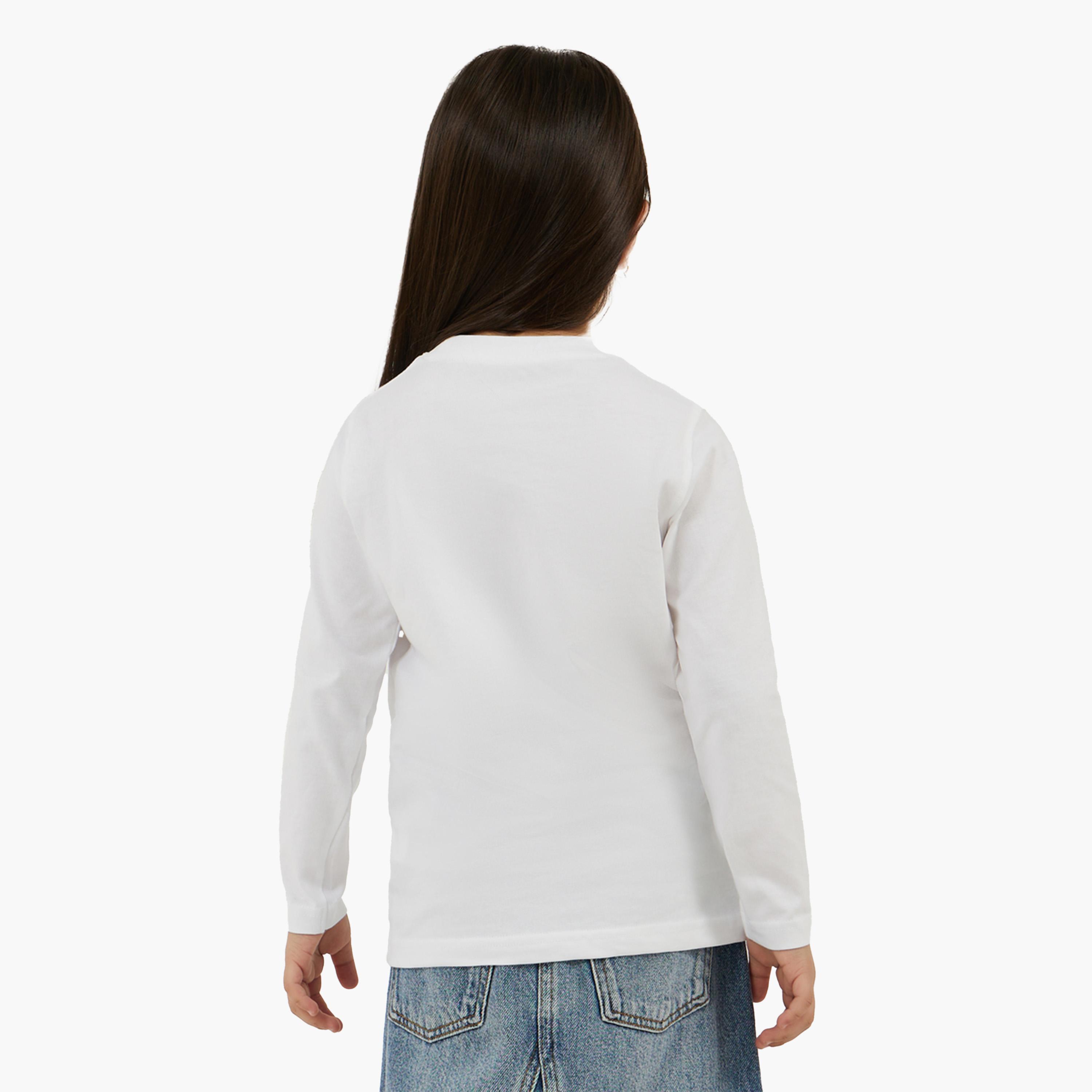 Styli Graphic Print Long Sleeve T-Shirt-girls-clothing-tshirts-image-4