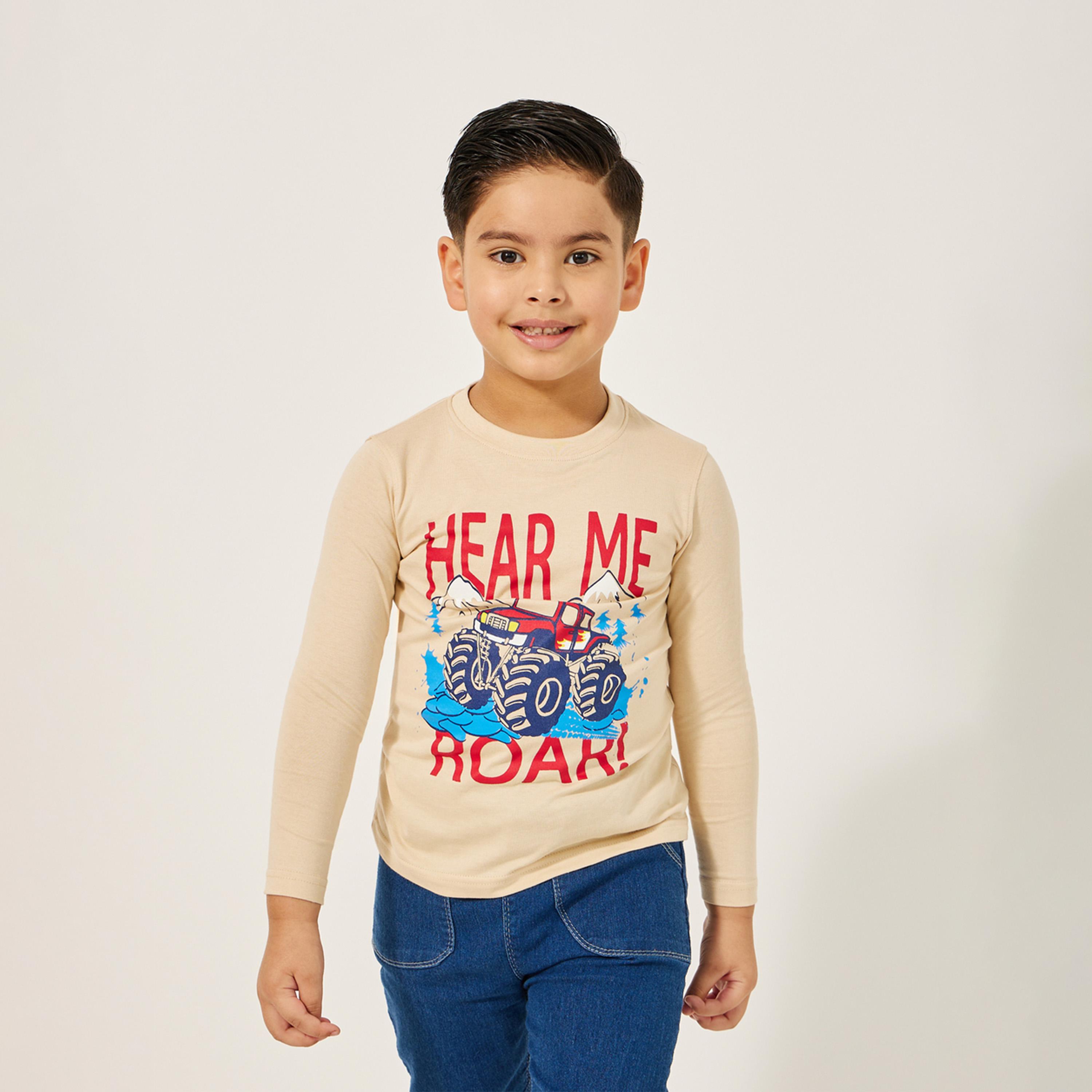 Styli Full Sleeve Printed Shirt-boys-clothing-tshirtsandpolos-image-1