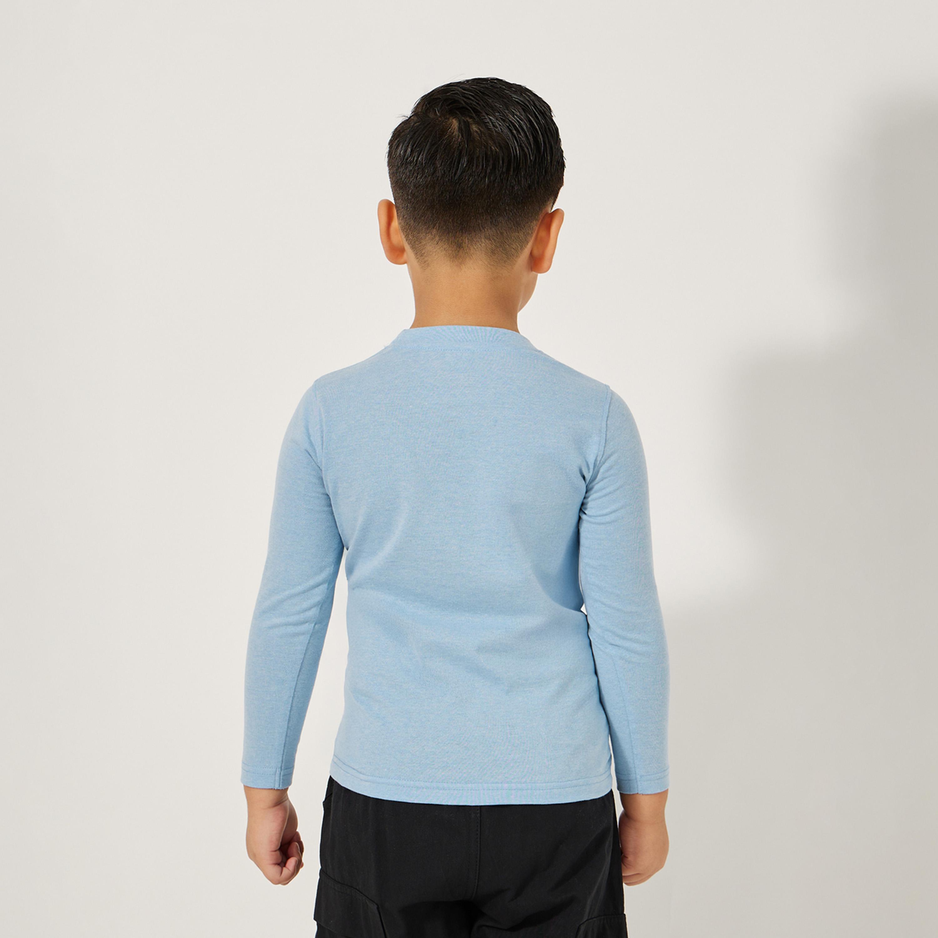 ستايلي - قميص مطبوع بأكمام كاملة-boys-clothing-tshirtsandpolos-image-4