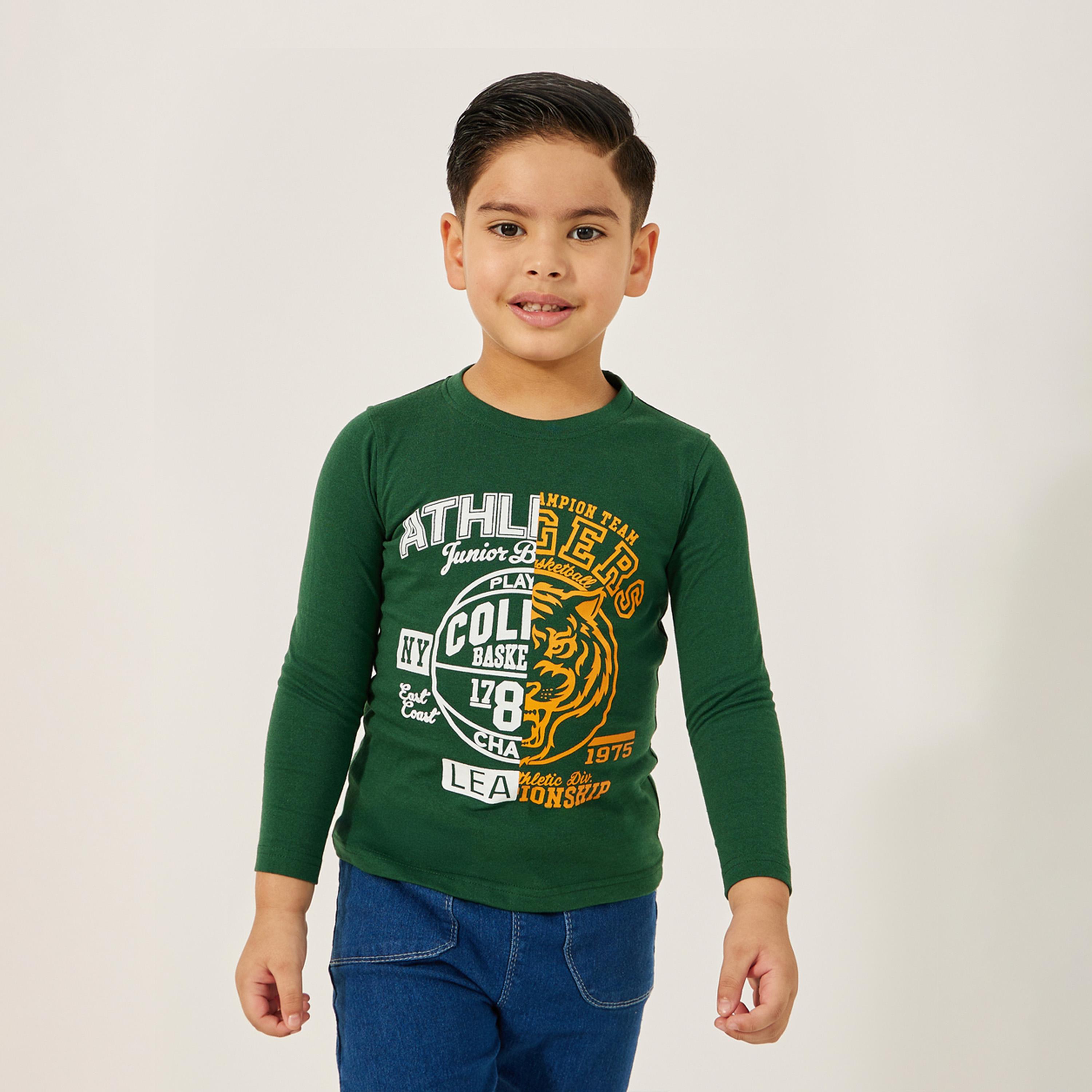 Styli Full Sleeve Printed Shirt-boys-clothing-tshirtsandpolos-image-1