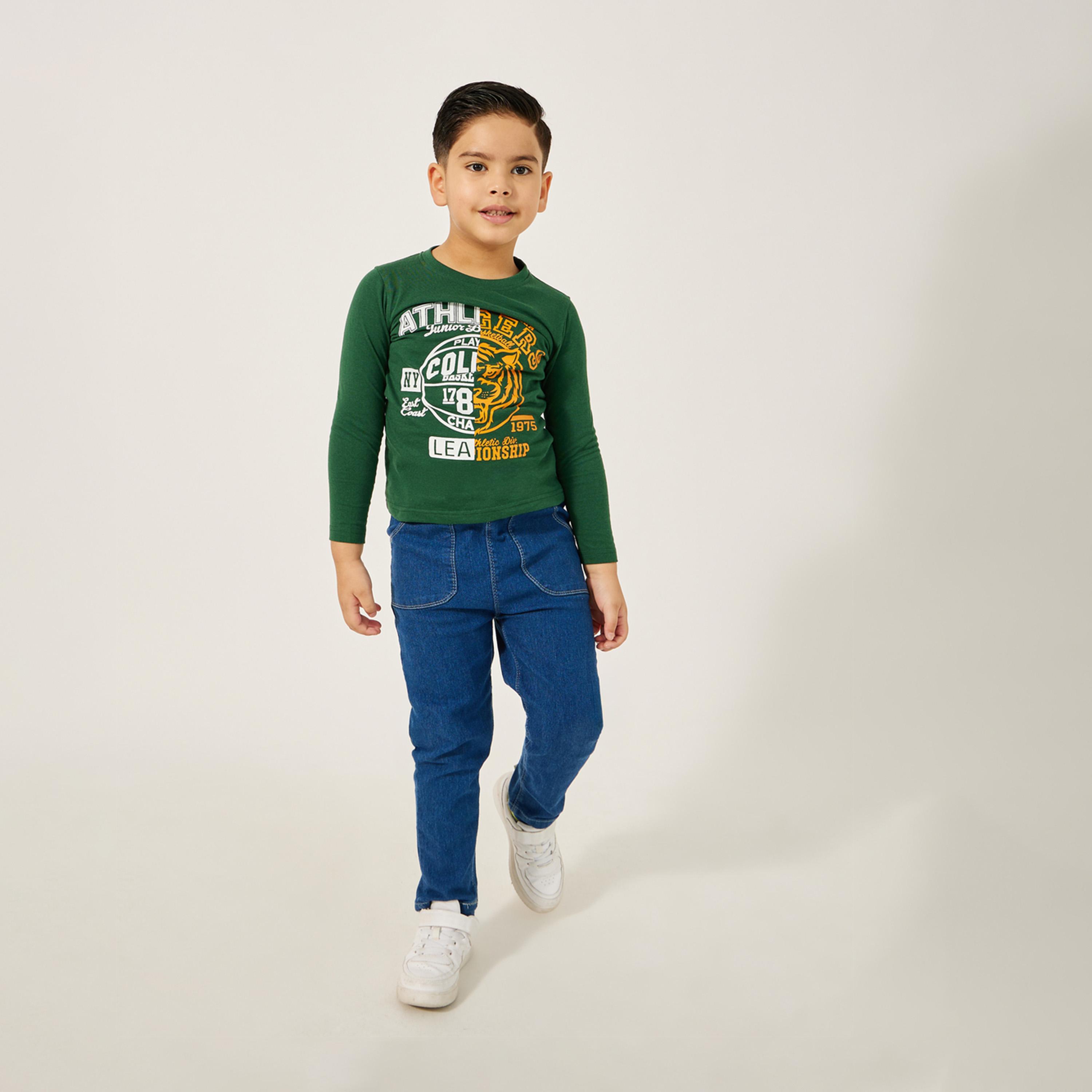 Styli Full Sleeve Printed Shirt-boys-clothing-tshirtsandpolos-image-2