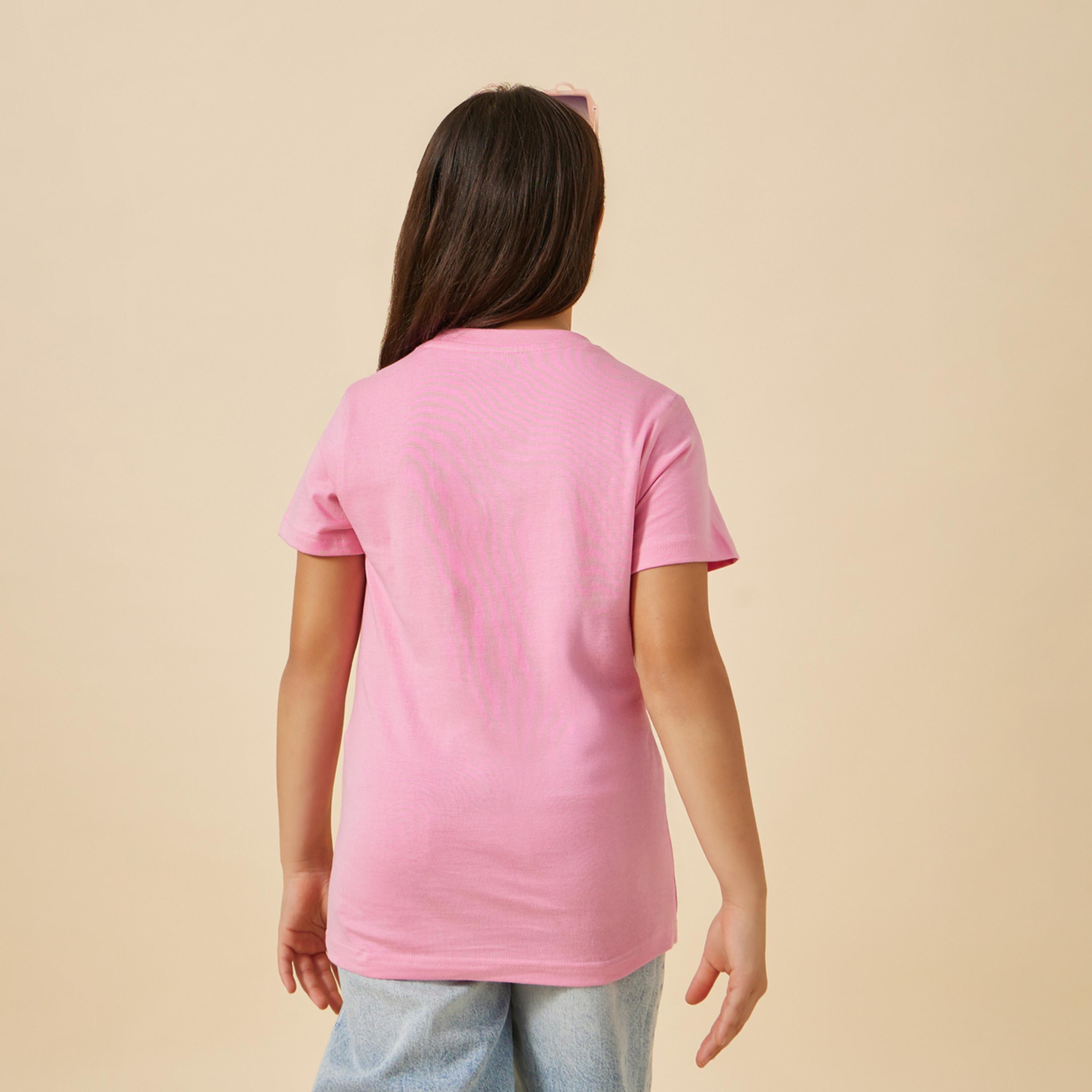 Styli Printed T-Shirt-girls-clothing-tshirts-image-5