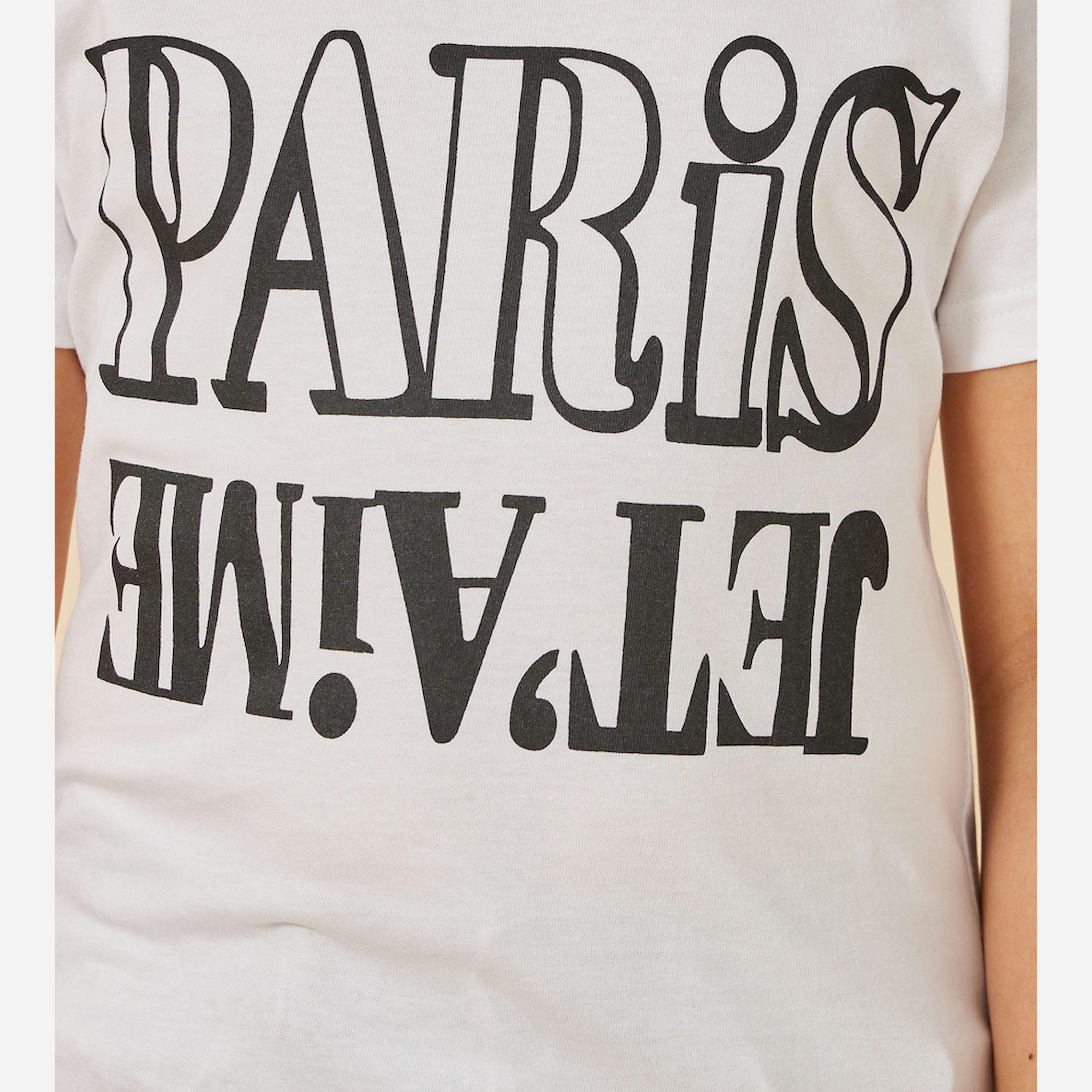 Styli Printed T-Shirt-girls-clothing-tshirts-image-4