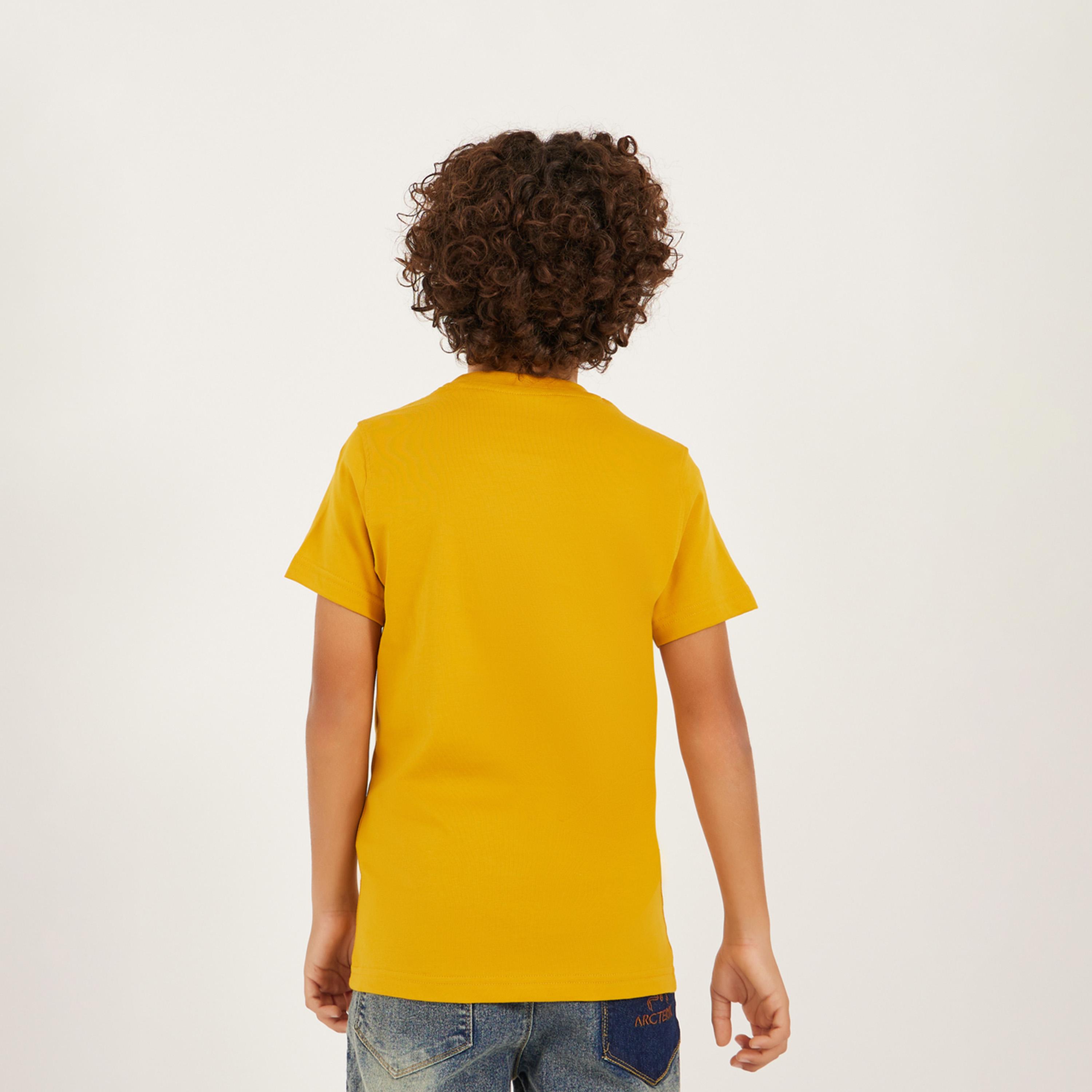 ستايلي - تي شيرت بطبعة جرافيكية برقبة دائرية-boys-clothing-tshirtsandpolos-image-5