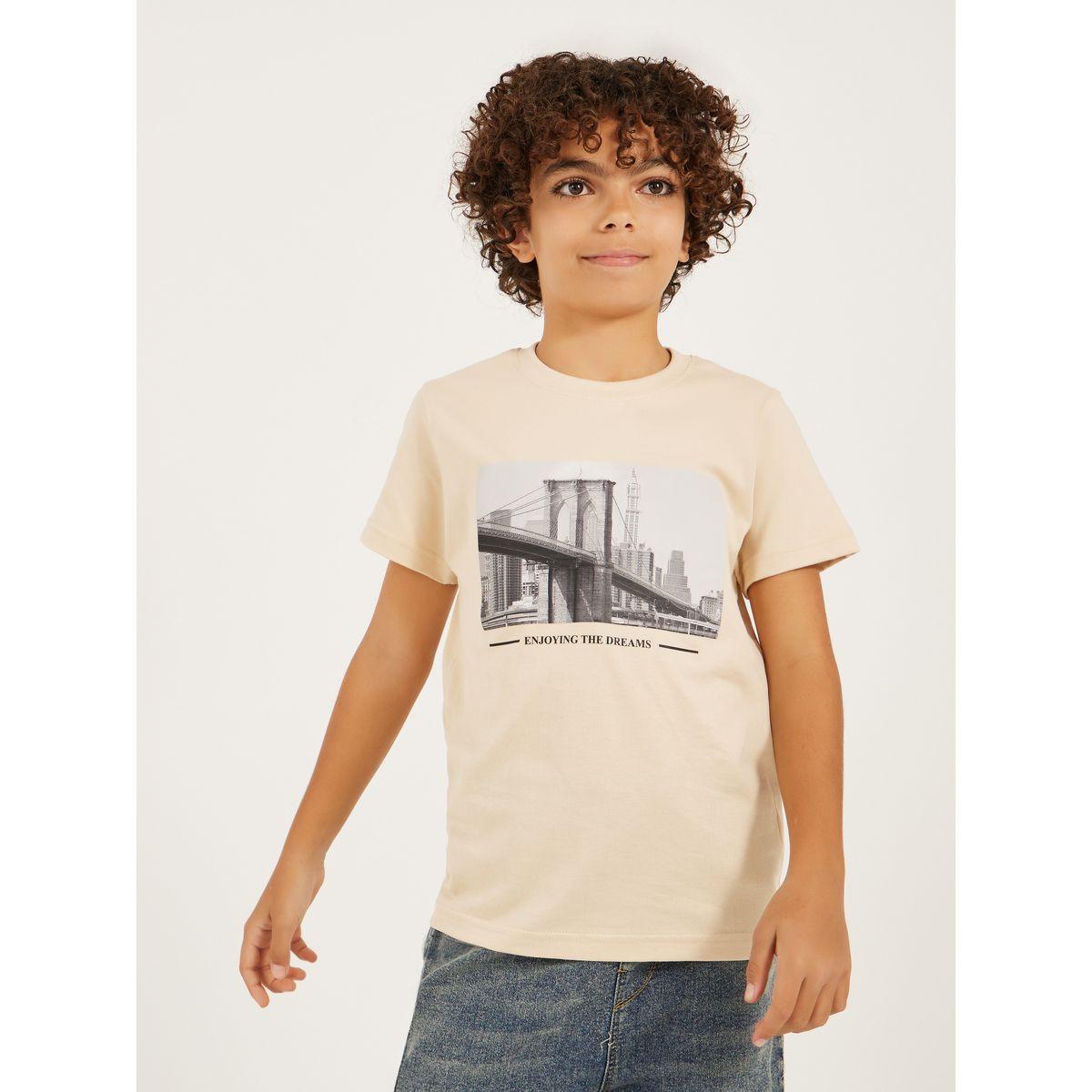تيشيرت بطبعة جرافيك وياقة دائرية-boys-clothing-tshirtsandpolos-image-1