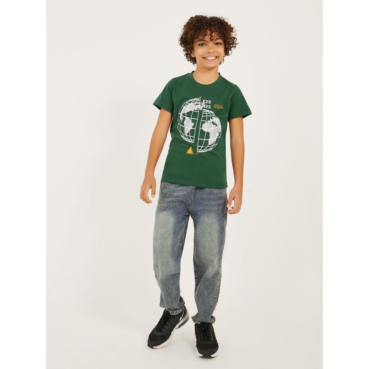 Styli Graphic Print Round Neck T-Shirt-boys-clothing-tshirtsandpolos-image-2