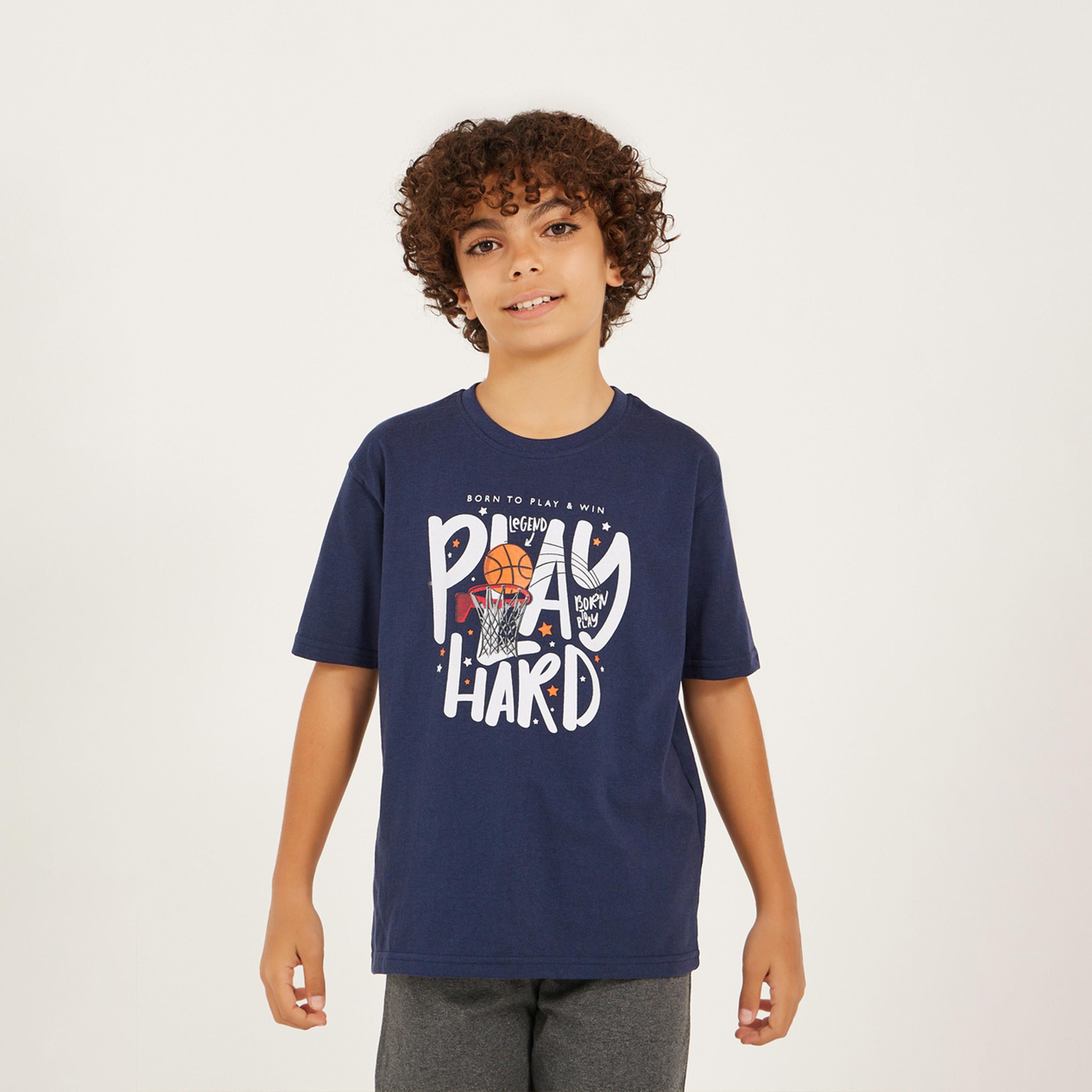 ستايلي - طقم بيجامة مطبوع عليه-boys-clothing-nightwear-image-4