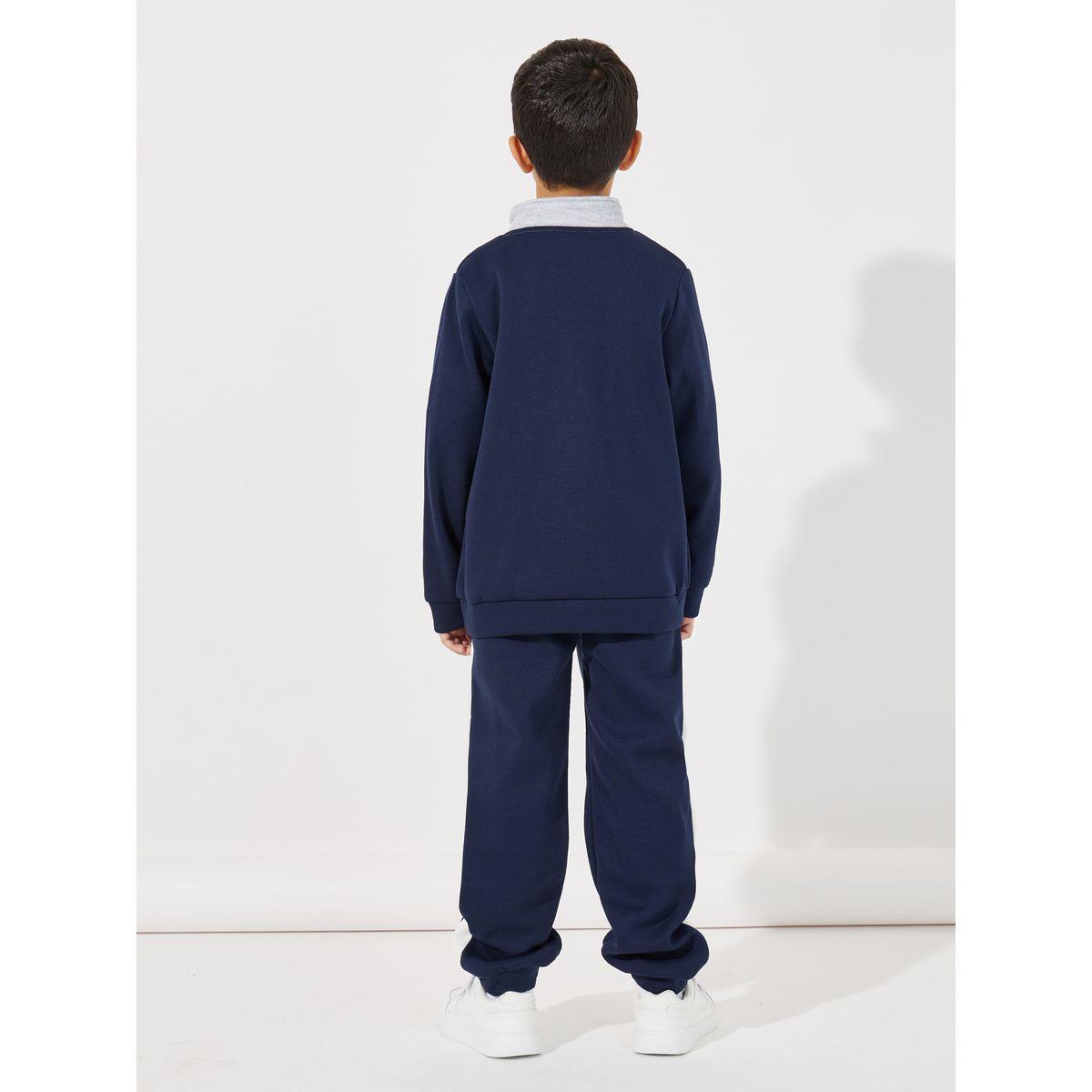 مجموعة من جوغر مع سويت شيرت بنمط كتل الالوان-boys-clothing-setsandcoords-image-4