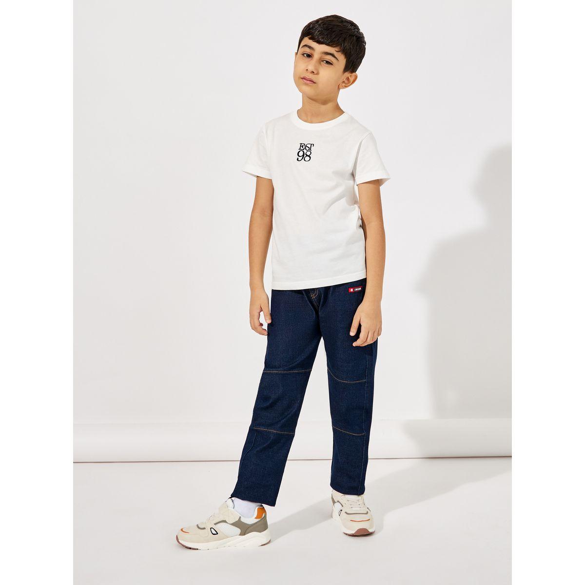 جينز بقصة سليم فت وخصر مطاطي-boys-clothing-bottoms-jeans-image-2