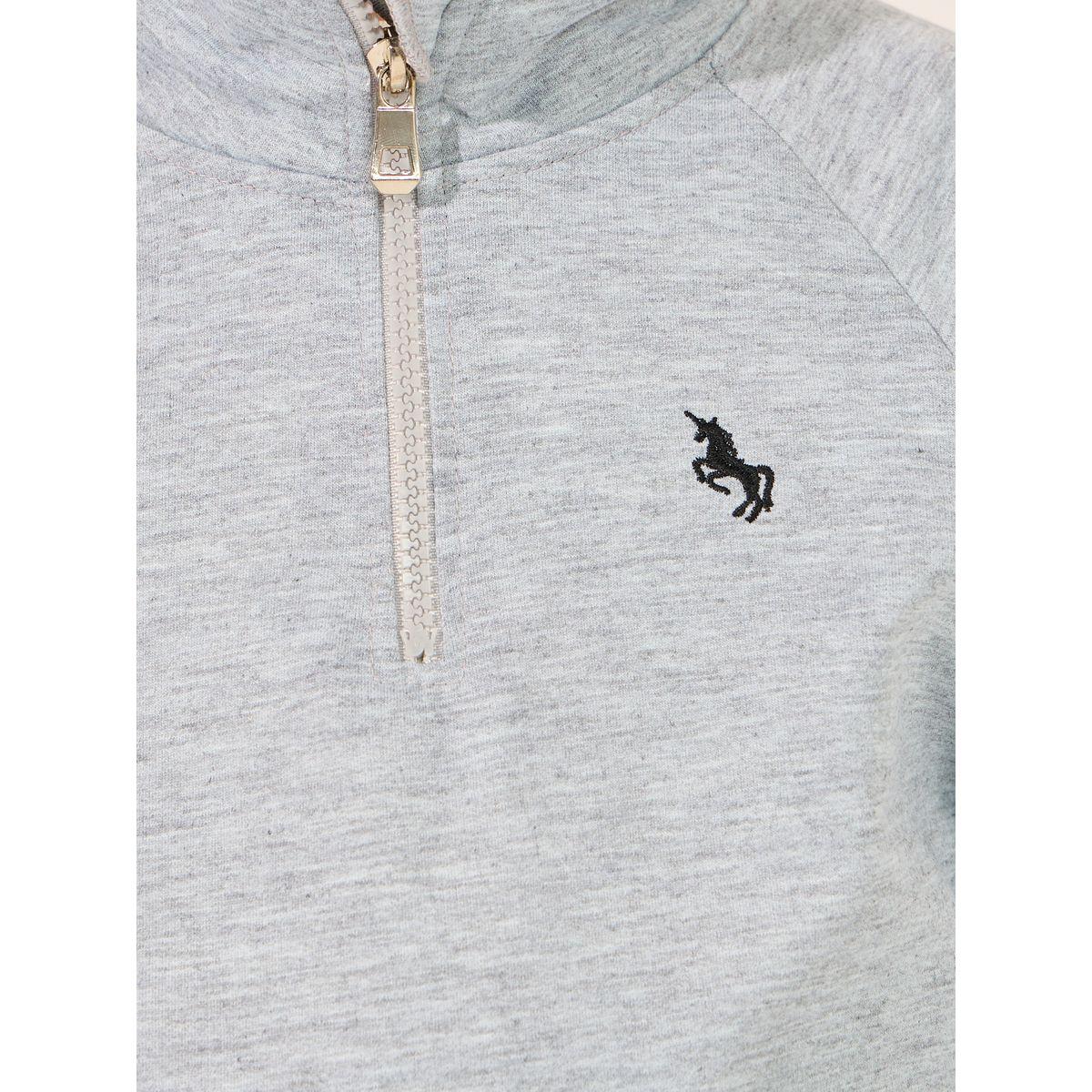 Styli Half-Zip Front Raglan Sleeves Sweatshirt-boys-clothing-sweatshirts-image-3