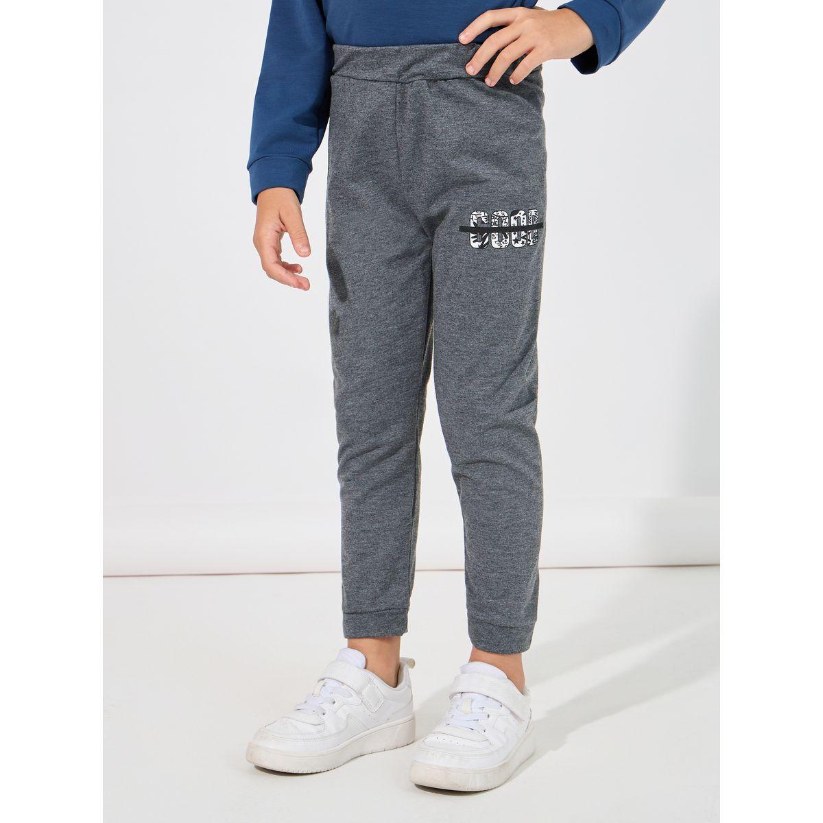 Styli Slogan Print Lightweight Sweatshirt & Joggers Set-boys-clothing-setsandcoords-image-5
