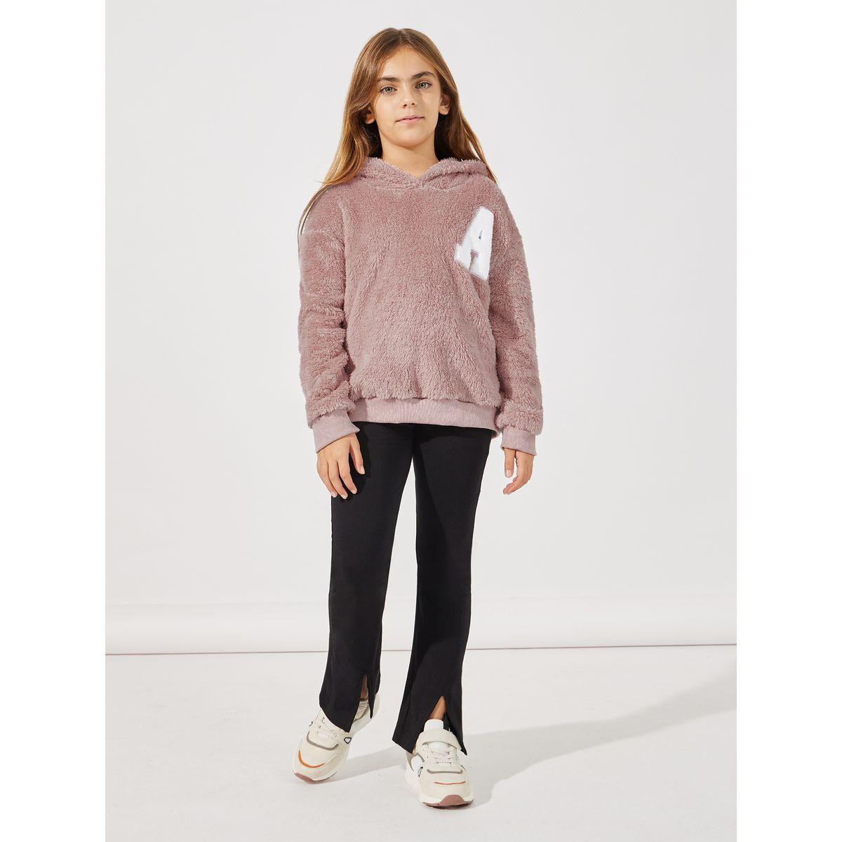 هودي مزين بفرو صناعي وحرف-girls-clothing-sweatshirts-image-2