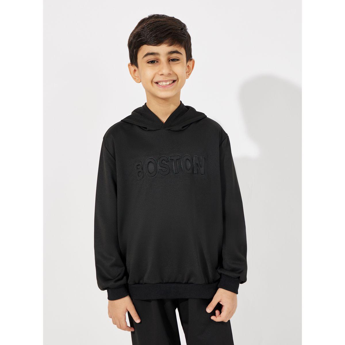 Styli Embossed Detail Hoodie & Joggers Set-boys-clothing-setsandcoords-image-2