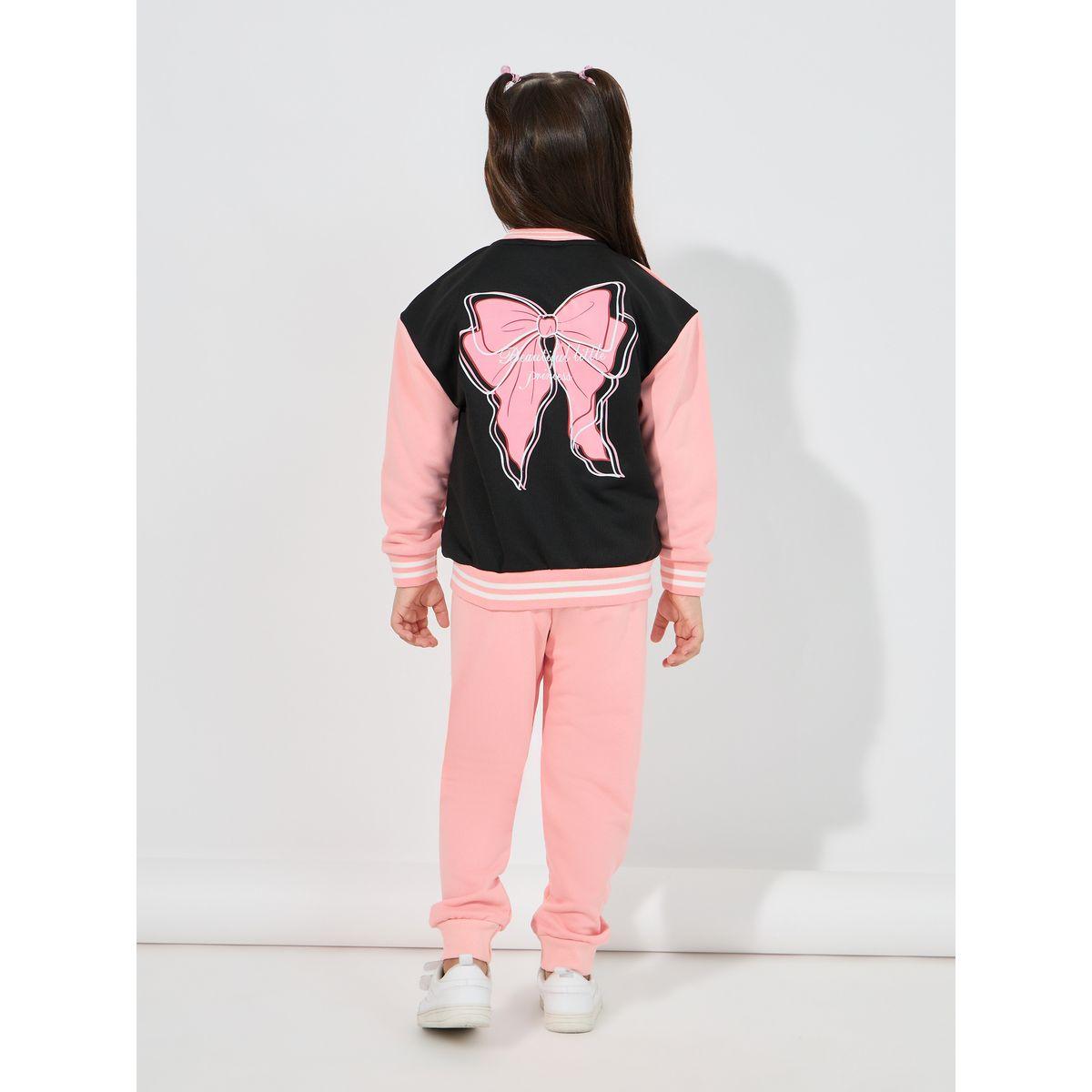 Styli Color Block Printed Jacket & Joggers Set-girls-clothing-setsandcoords-image-5