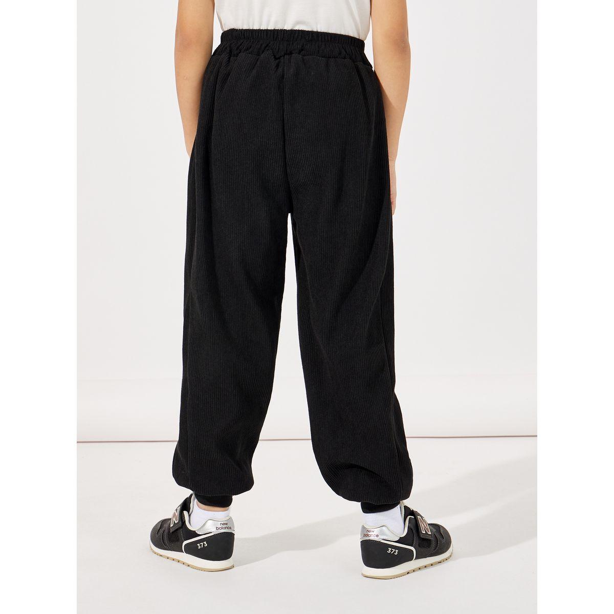 Styli Patch Design Corduroy Joggers-boys-clothing-bottoms-joggersandtrackpants-image-5
