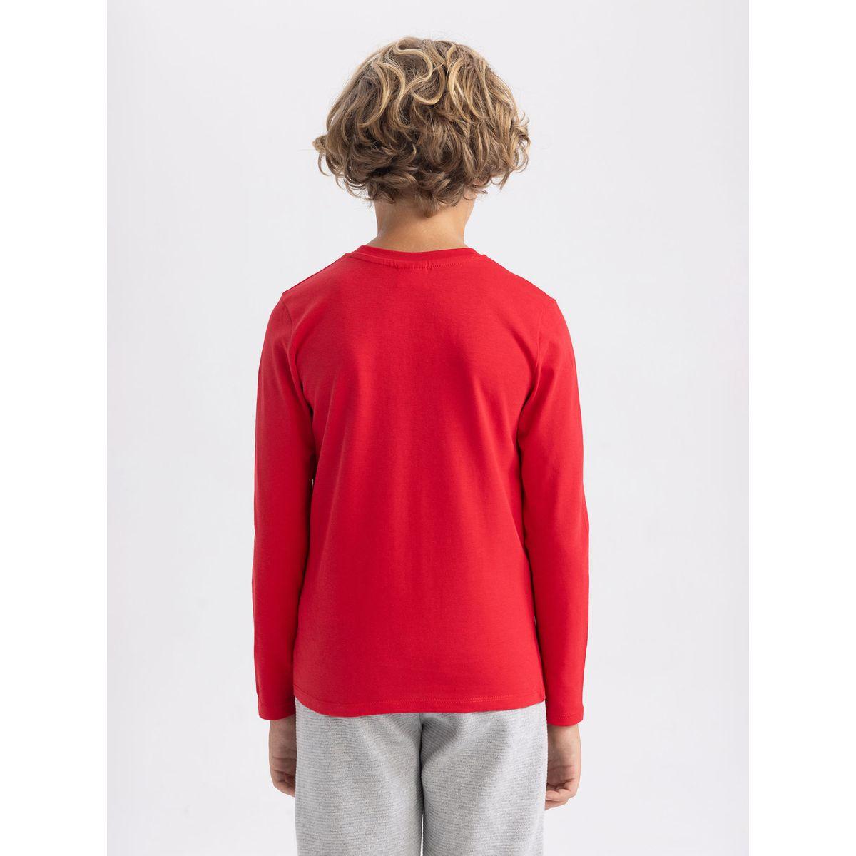 DeFacto X Styli  Solid Crew Neck Long Sleeves T-Shirt-boys-clothing-tshirtsandpolos-image-4