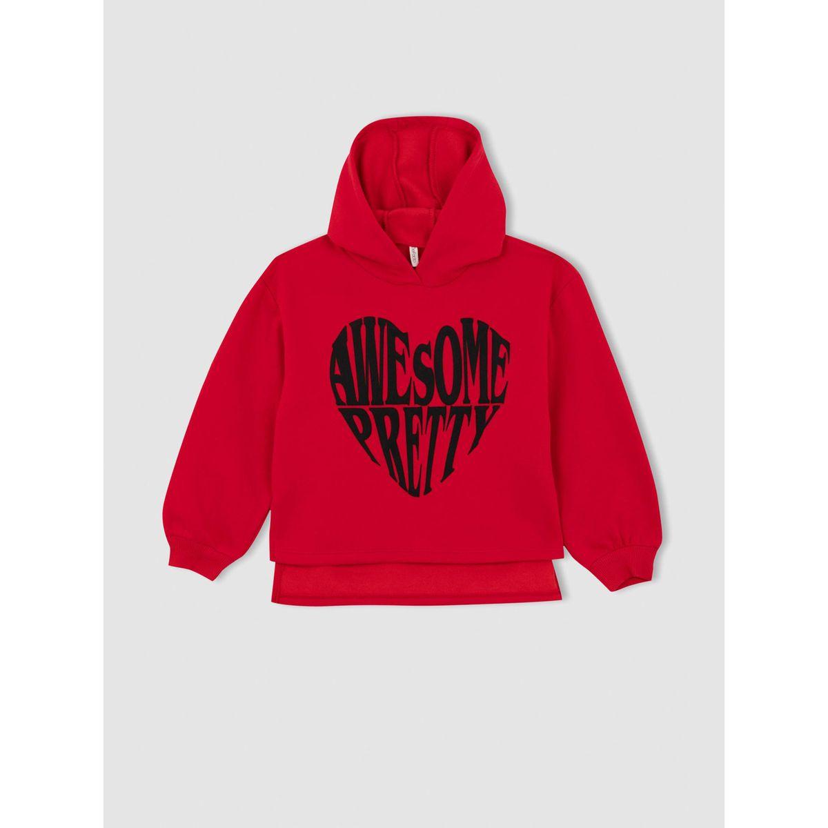 DeFacto X Styli  Heart Printed Hoodie & Leggings Set-girls-clothing-setsandcoords-image-10