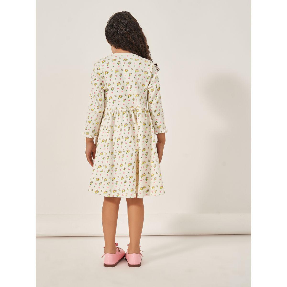 فستان بطول الركبة مطبع بالكامل-girls-clothing-dressesandjumpsuits-image-4