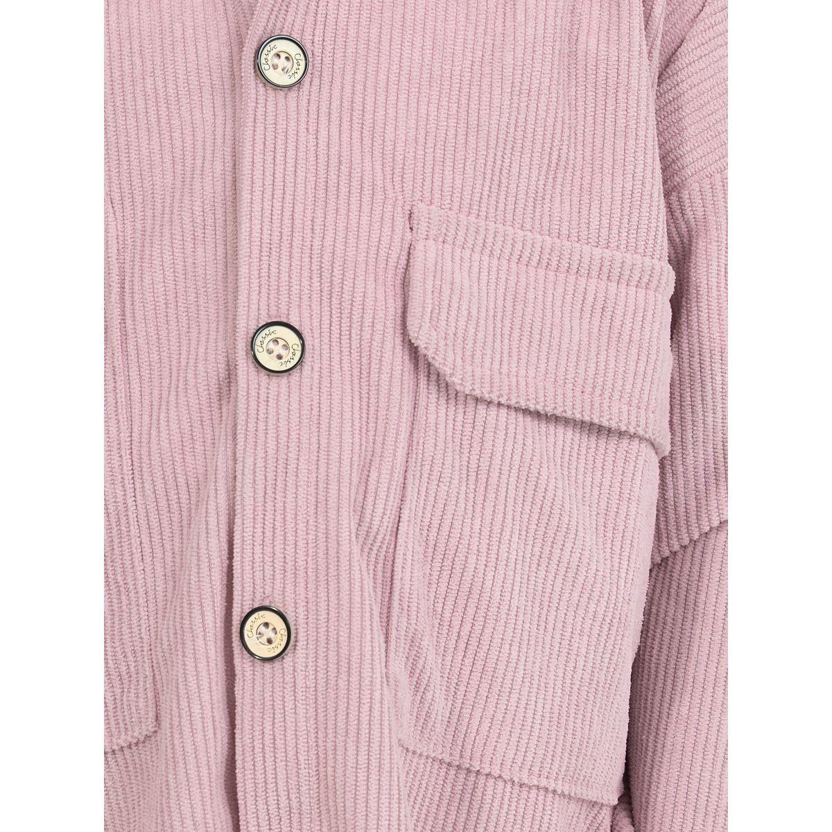 بلوزة كوردروي فضفاضة مع جيوب كارجو-girls-clothing-blousesandshirts-image-3