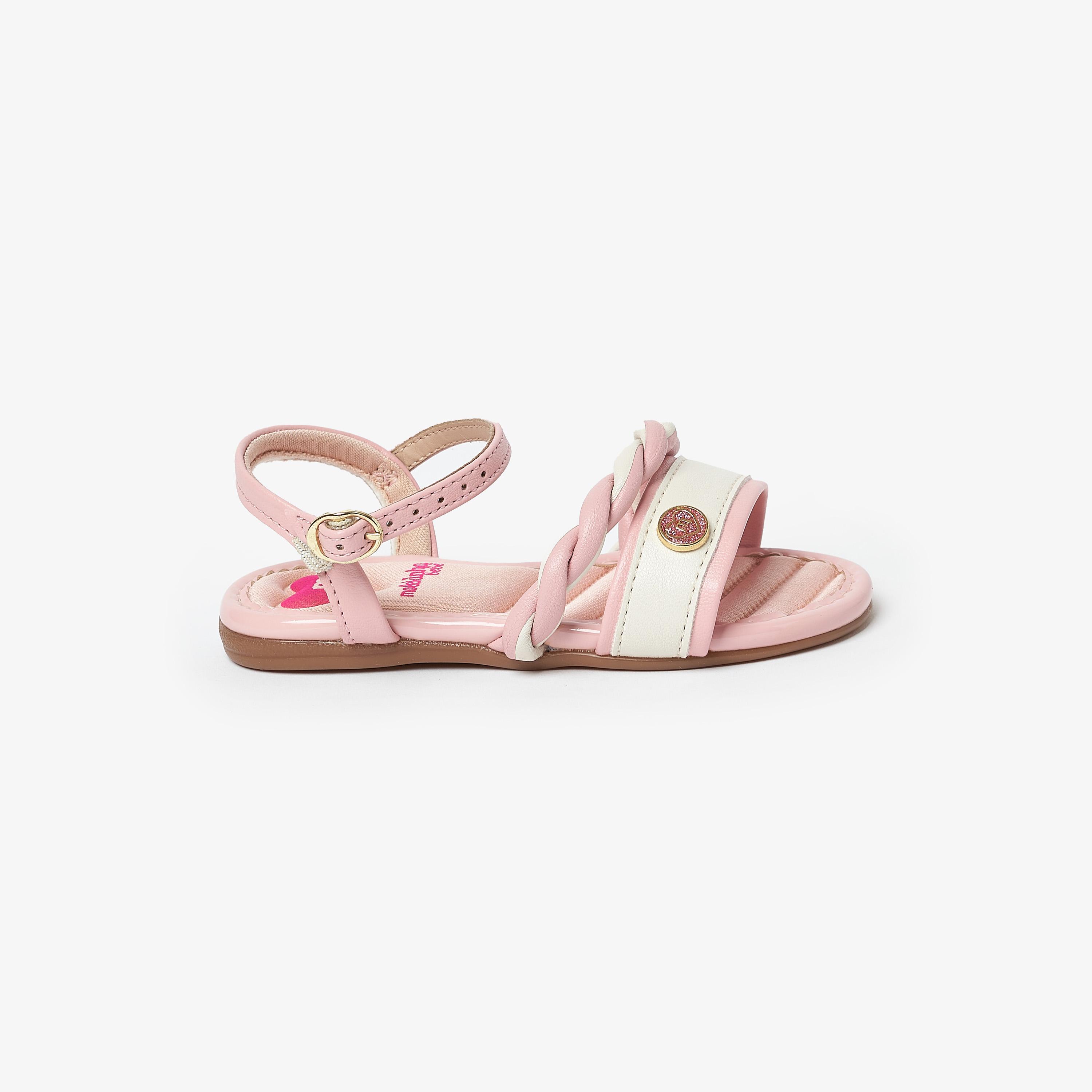 صندل بمقدمة مفتوحة مع حزام خلفي من موليكينها للأطفال | 2112-674-23876-girls-shoes-sandals-image-2
