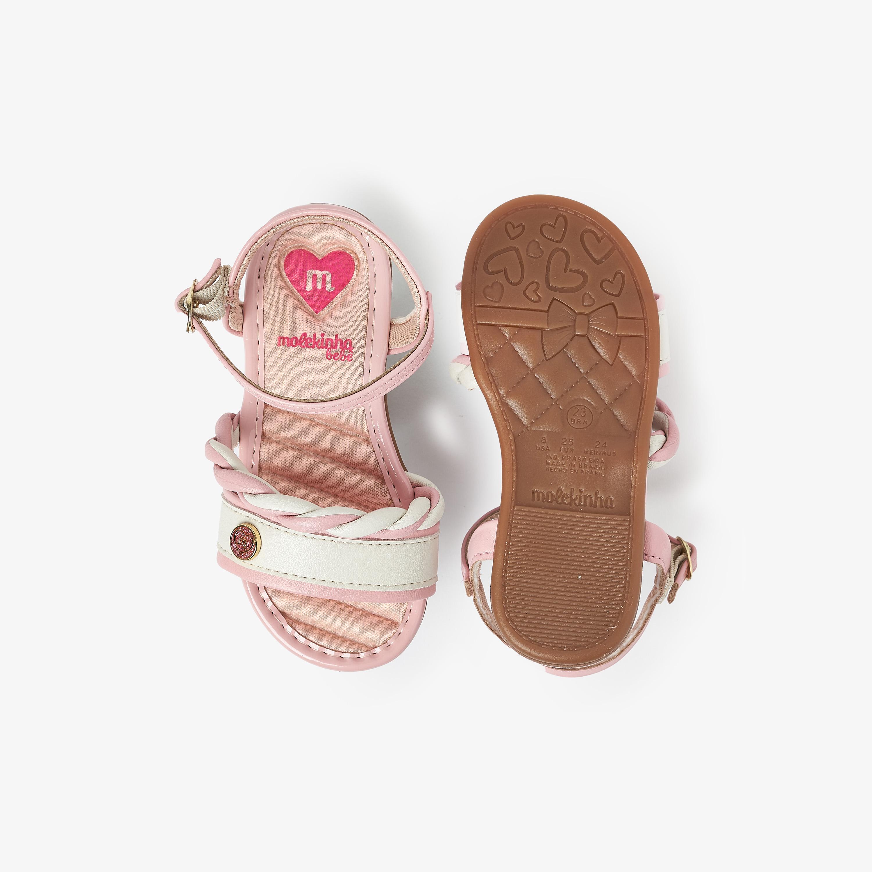 صندل بمقدمة مفتوحة مع حزام خلفي من موليكينها للأطفال | 2112-674-23876-girls-shoes-sandals-image-4